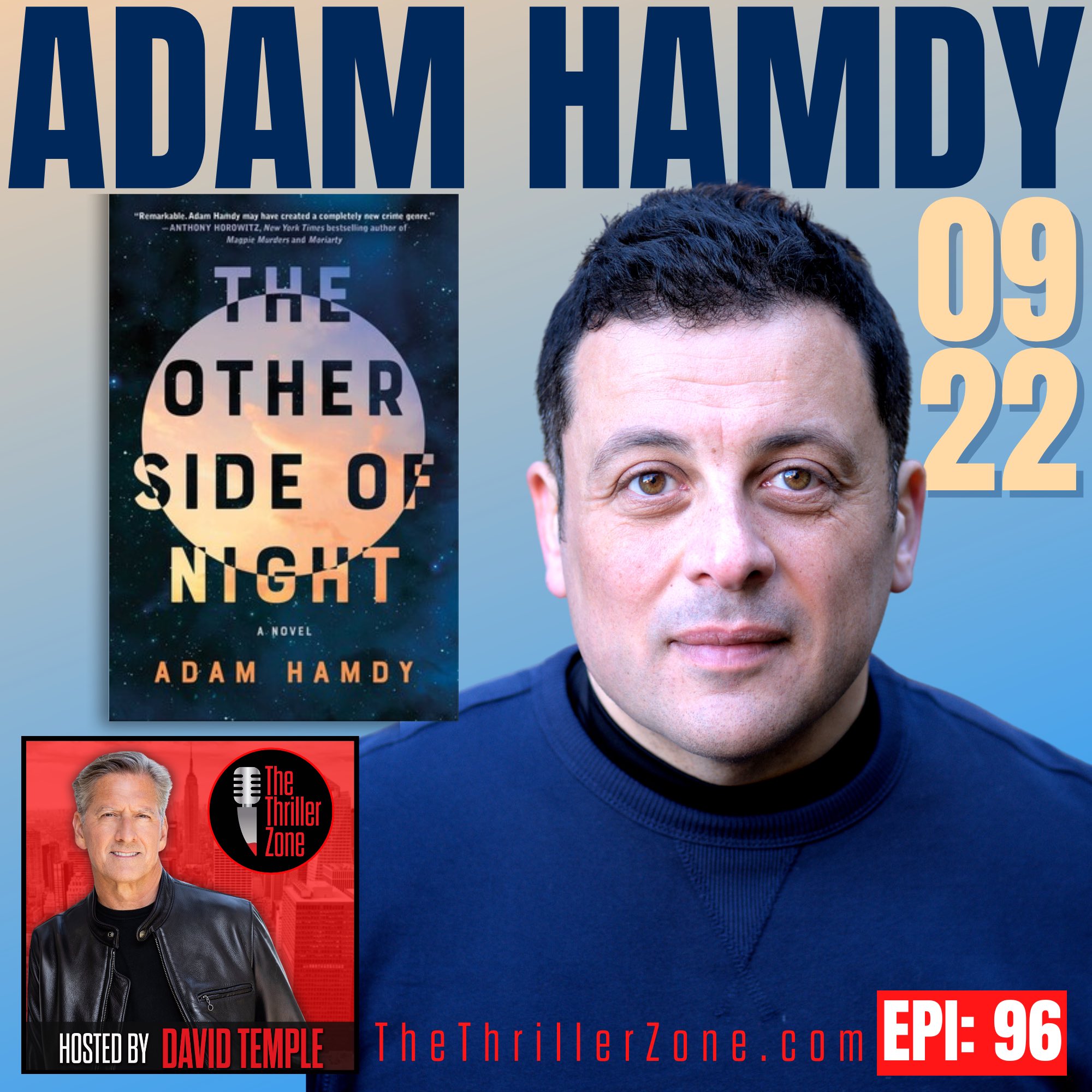Adam Hamdy, the author of The Other Side of Night Image