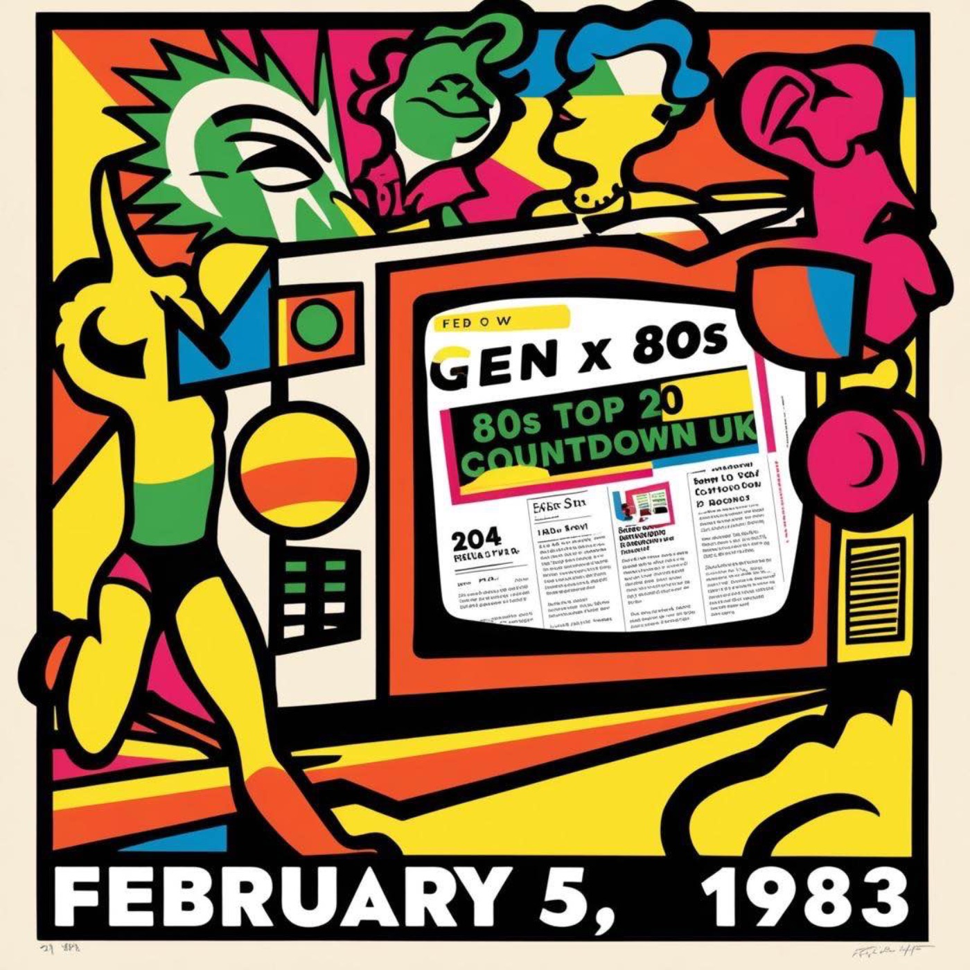Gen X 80s Top 20 Countdown UK: Top 20 from February 5, 1983