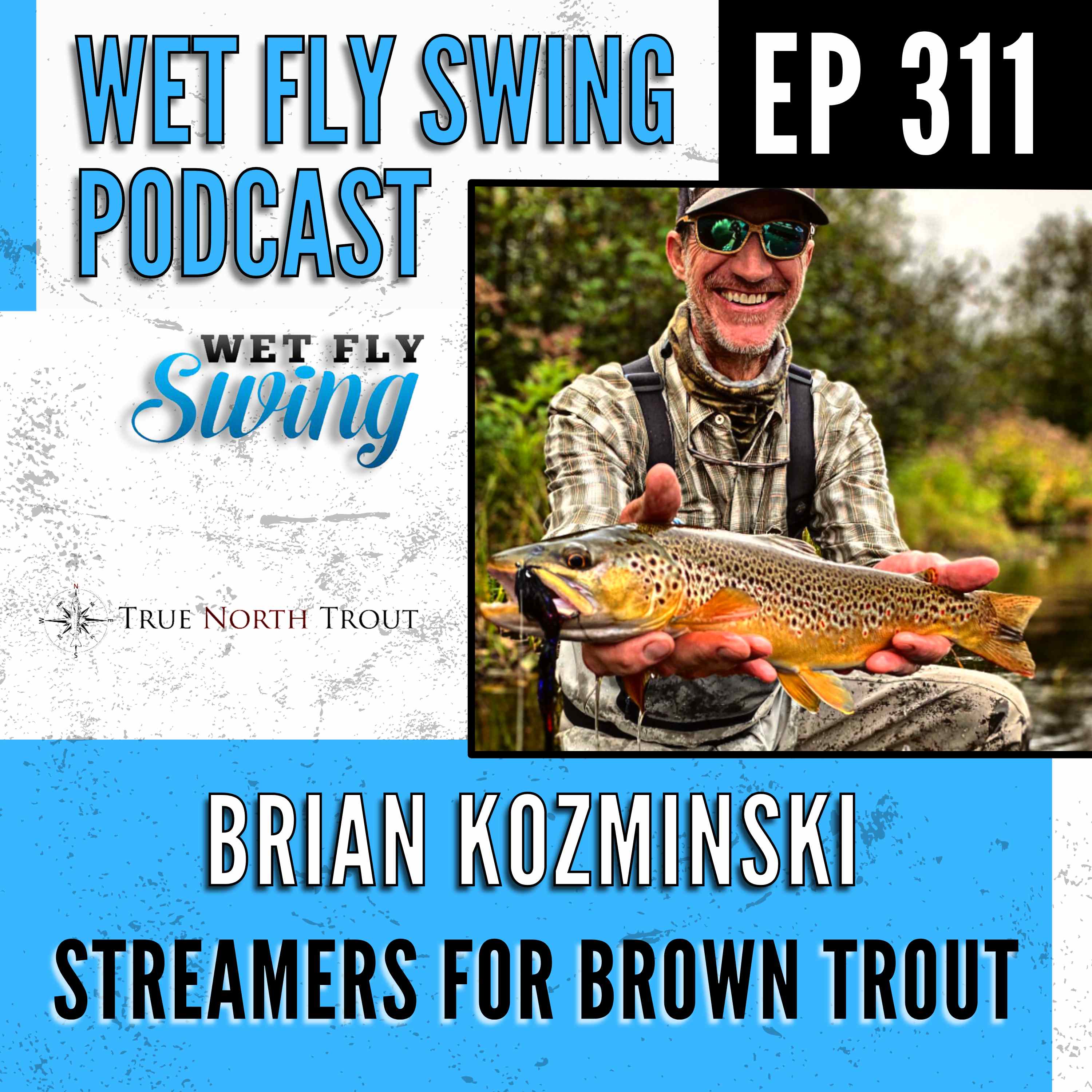 WFS 311 - Streamers for Brown Trout with Brian Kozminski - True North Trout episode artwork