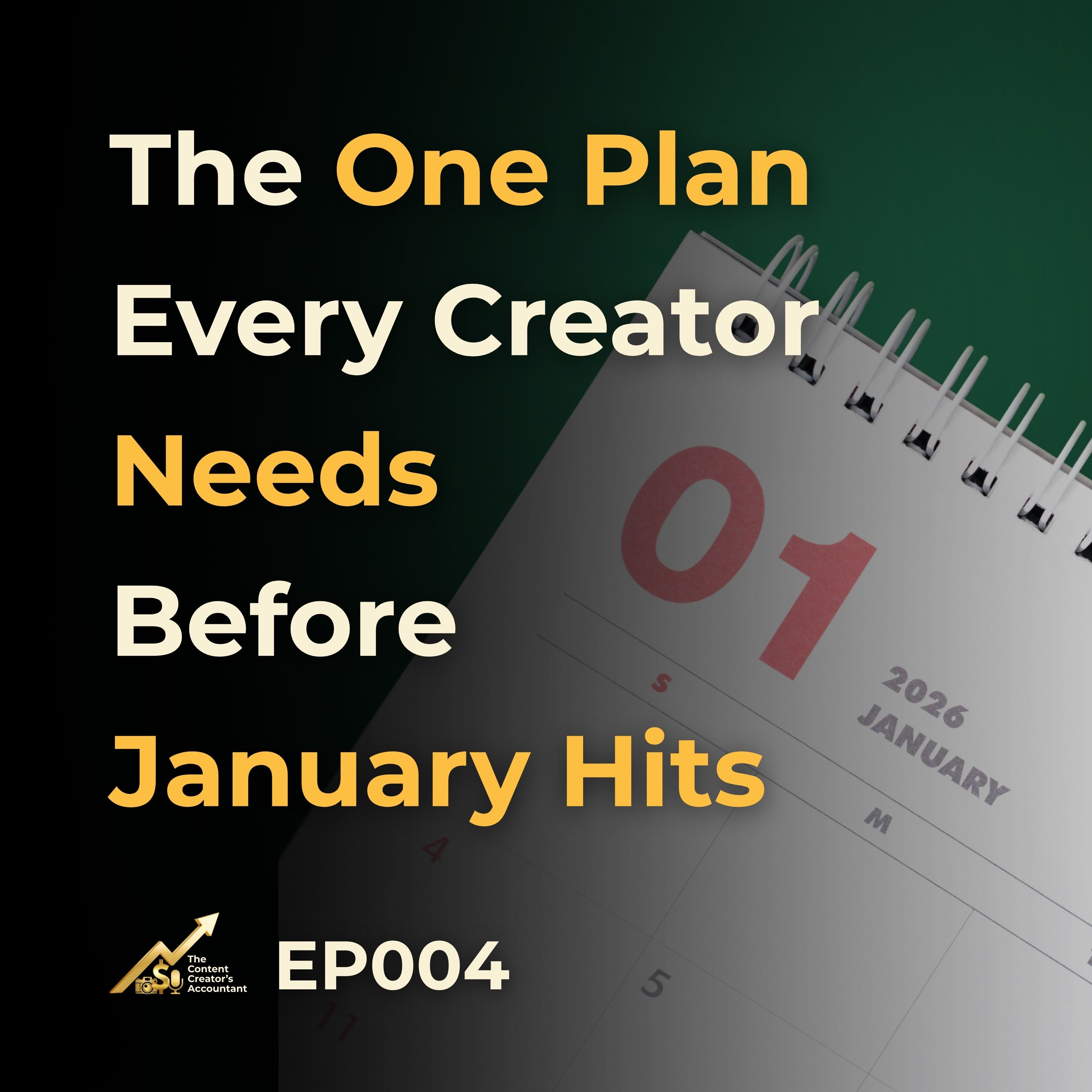 The One Plan Every Creator Needs Before January Hits