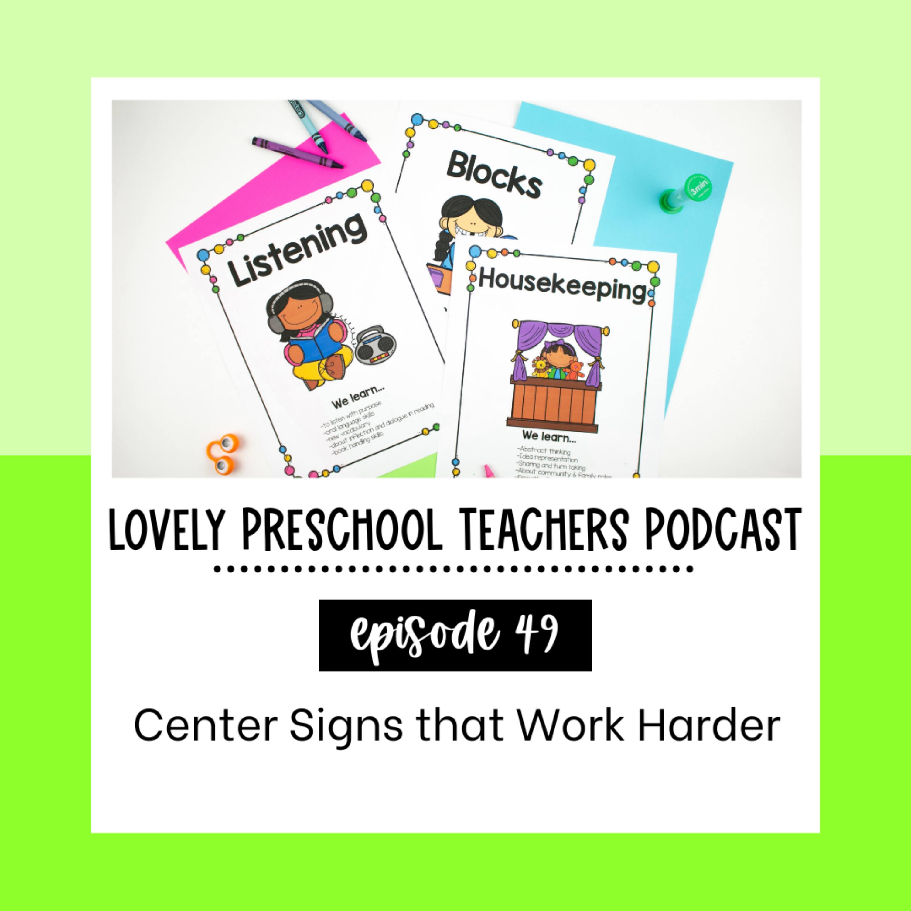 Center Signs that Work Harder