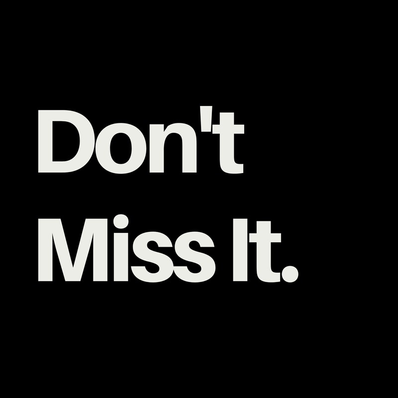 Artwork for podcast Don't Miss It