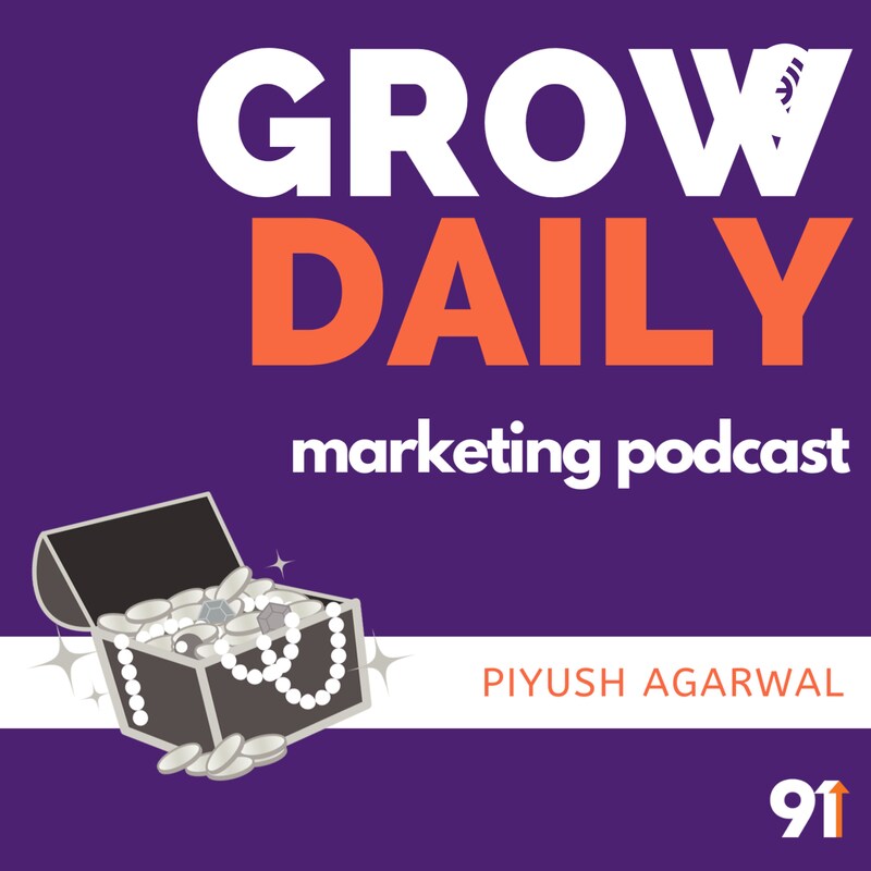 Artwork for podcast Grow Daily Marketing Podcast