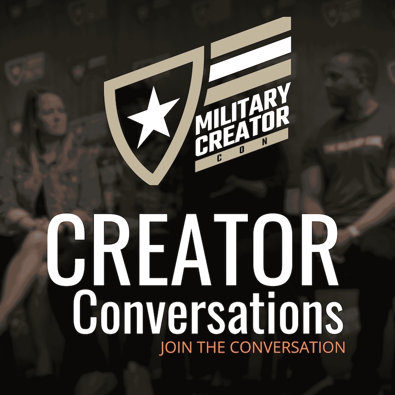 Artwork for podcast Military Creator Con: Creator Conversations