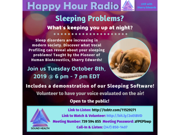 HAPPY HOUR - Sleeping Problems? What's Keeping You Up at Night? episode artwork