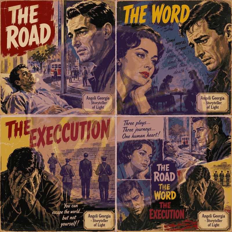Artwork for podcast Θέατρο με Αγγελή Γεωργία, ραδιοφωνικά θεατρικά έργα
