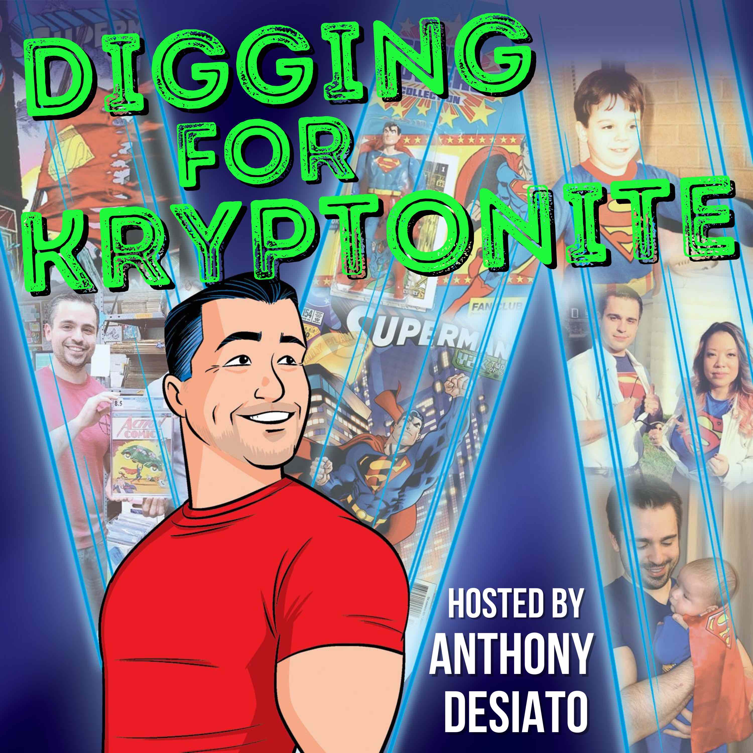 Artwork for podcast Digging for Kryptonite: A Superman Fan Journey