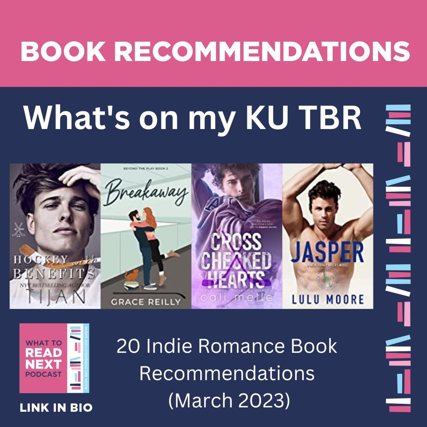 #602 What's on my Kindle Unlimited TBR (20 Indie Romance Book Recommendations)