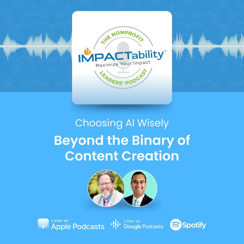 Artwork for podcast IMPACTability: The Nonprofit Leaders' Podcast