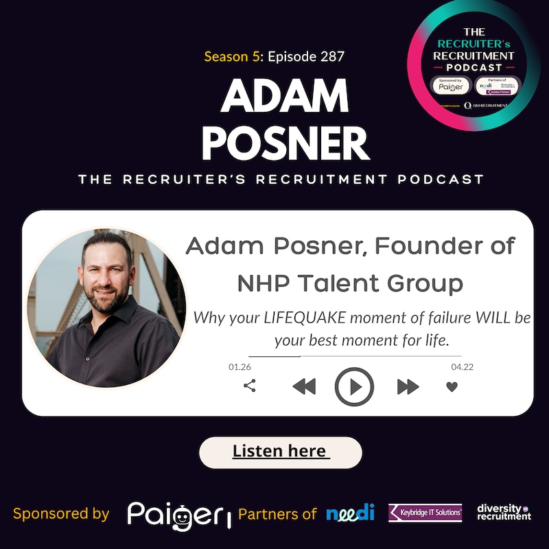 Artwork for podcast The Recruiter's Recruitment Podcast