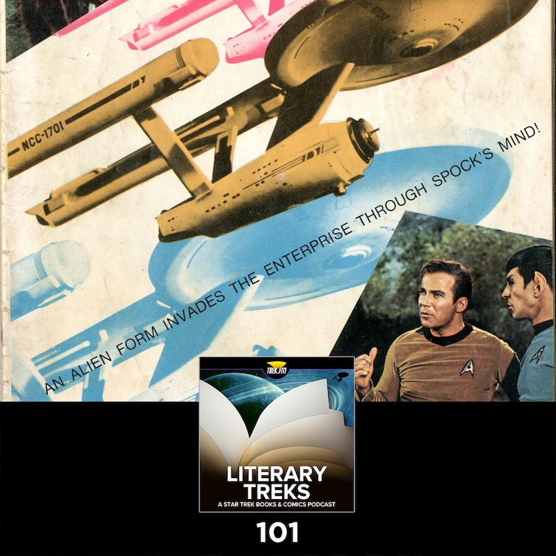 Artwork for podcast Literary Treks: A Star Trek Books and Comics Podcast