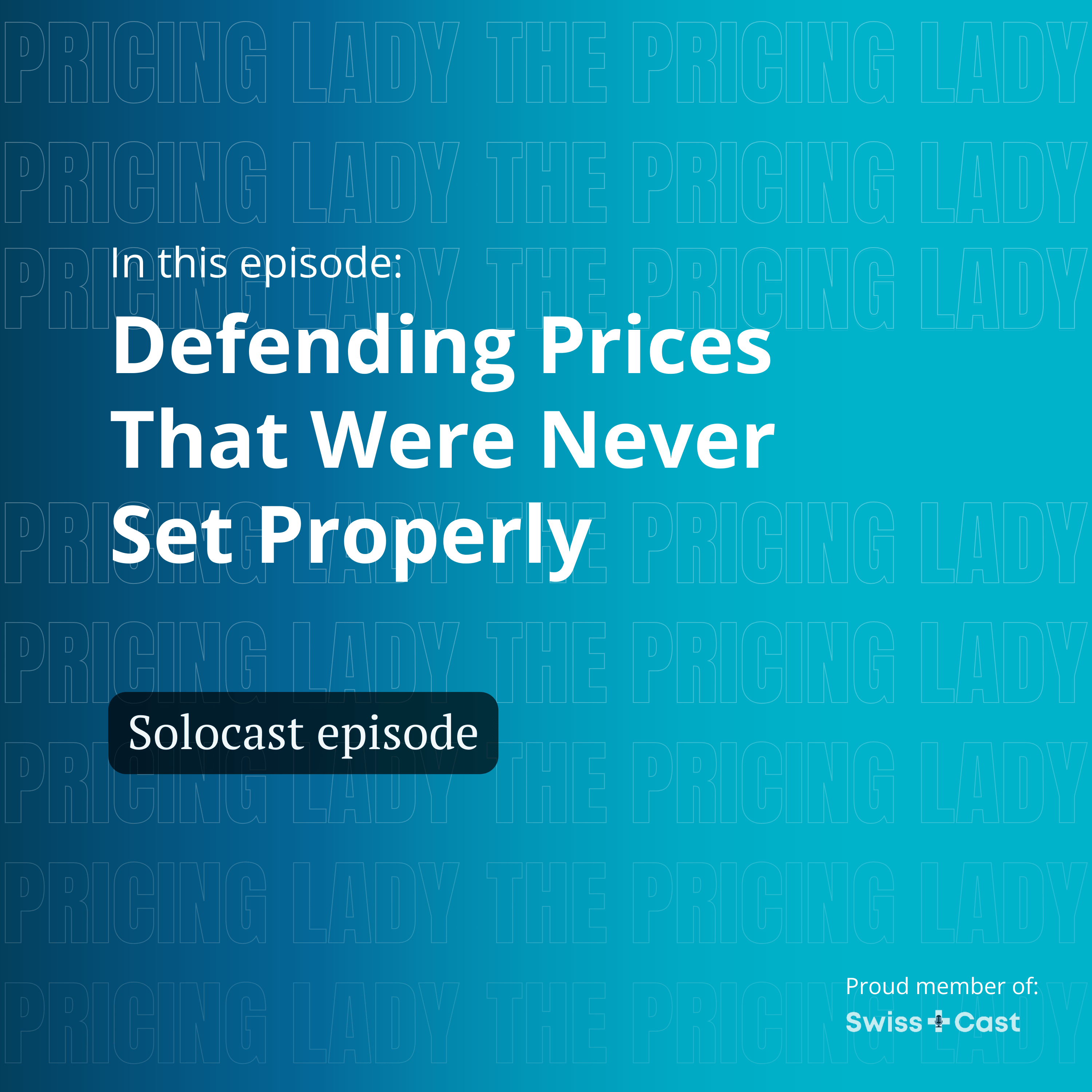 Defending Prices That Were Never Set Properly
