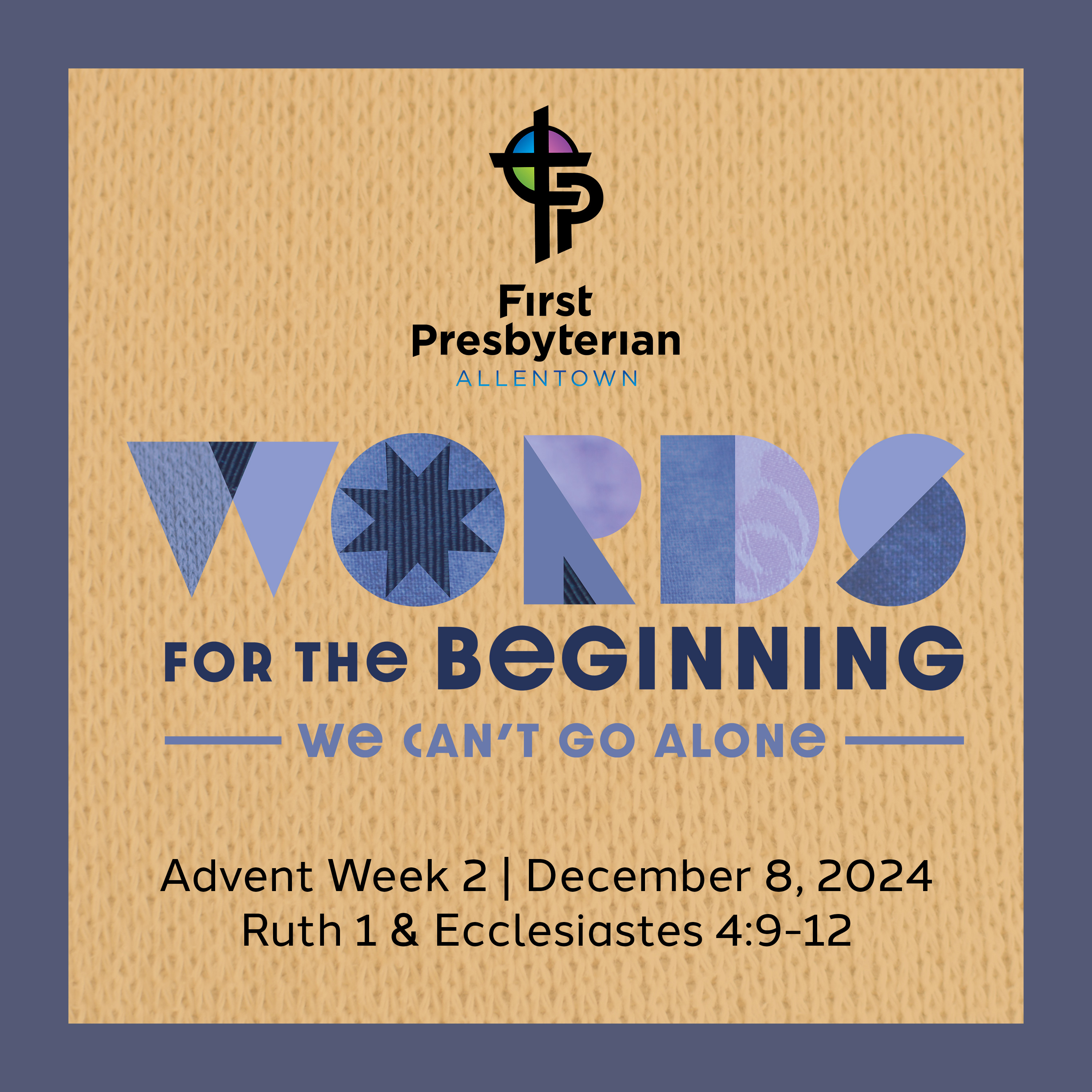 Words for the Beginning: We Can't Go Alone | Theological Exploration with Pastor Taylor Hall episode artwork