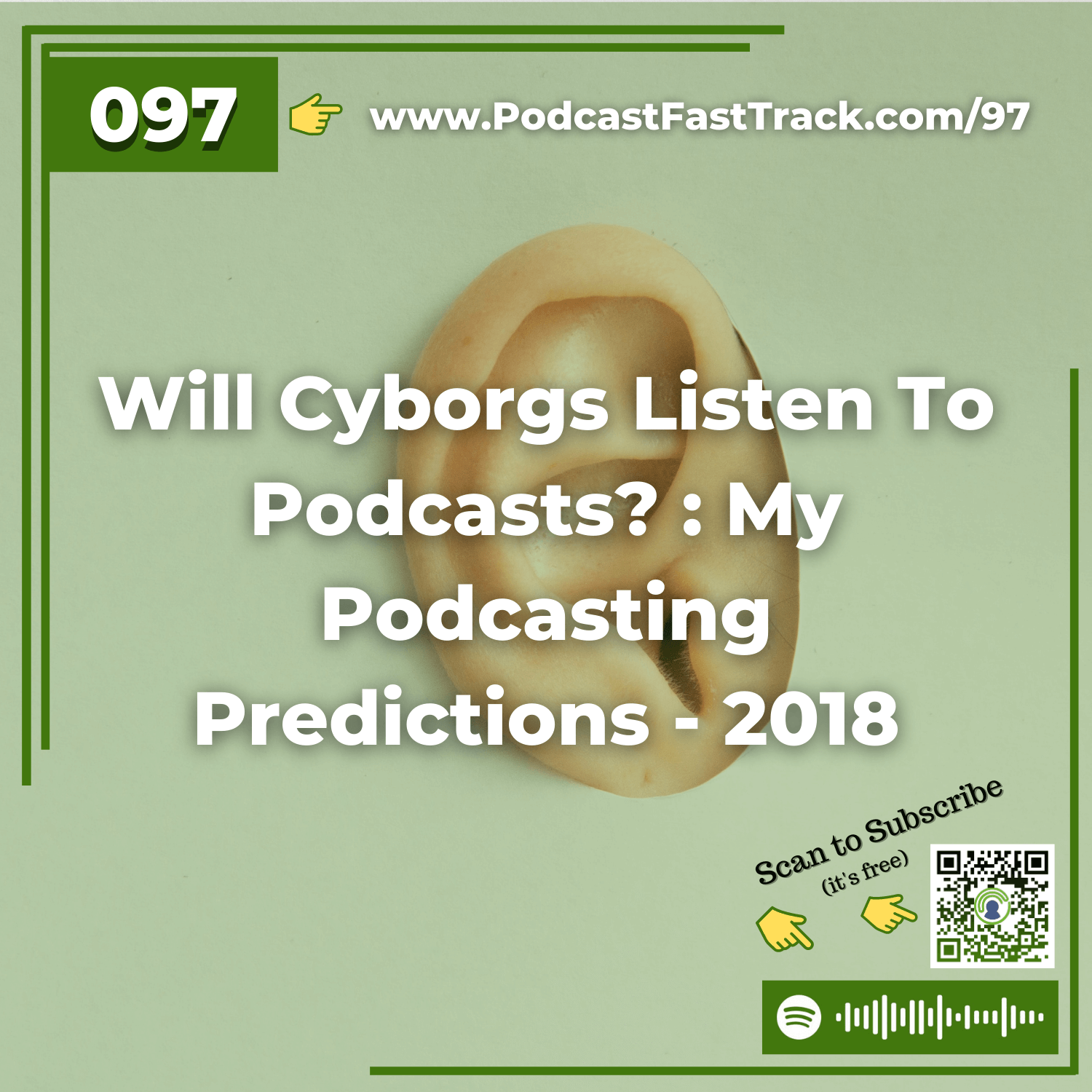 97: Will Cyborgs Listen To Podcasts? : My Podcasting Predictions - 2018
