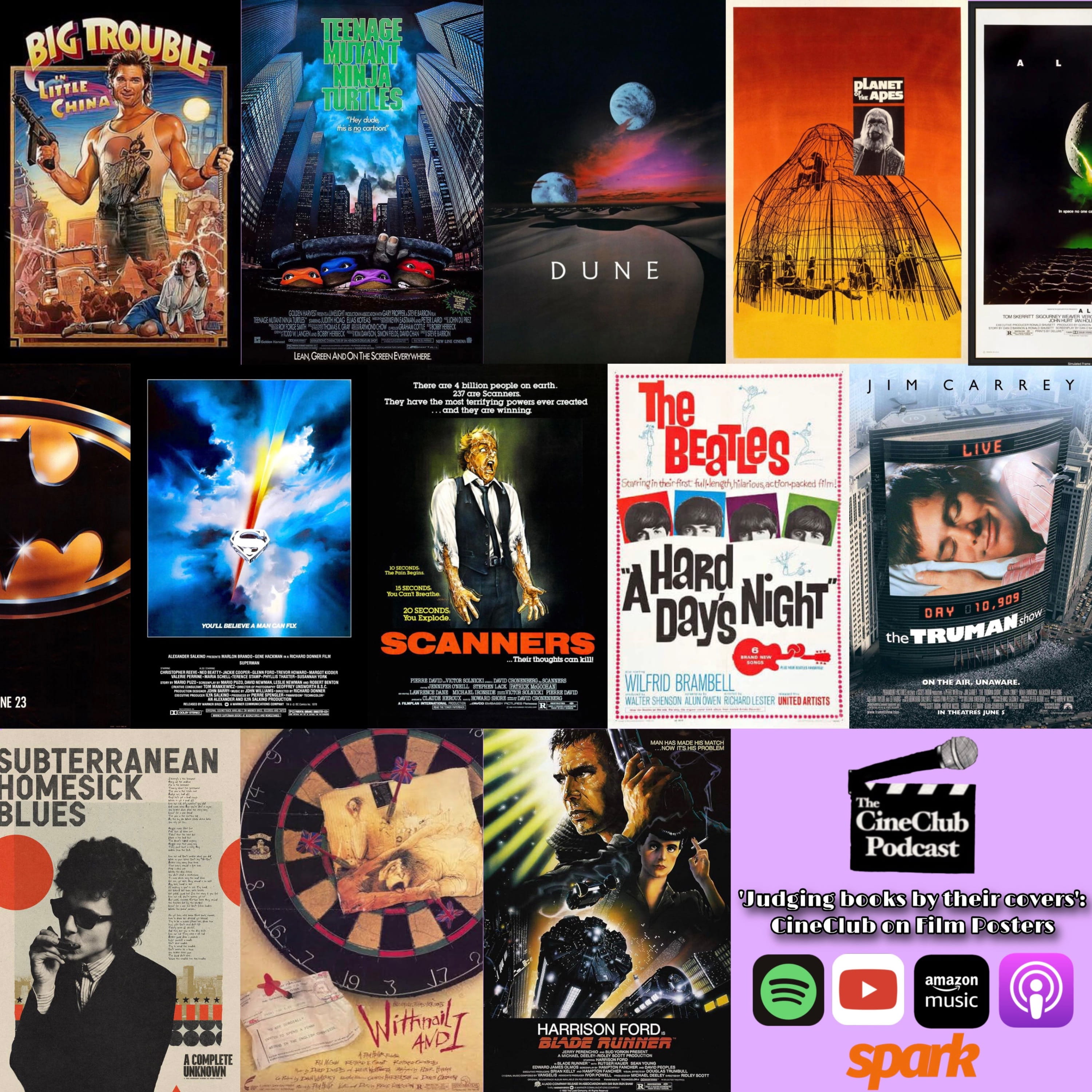 "Judging books by their covers": CineClub on Film Posters episode artwork