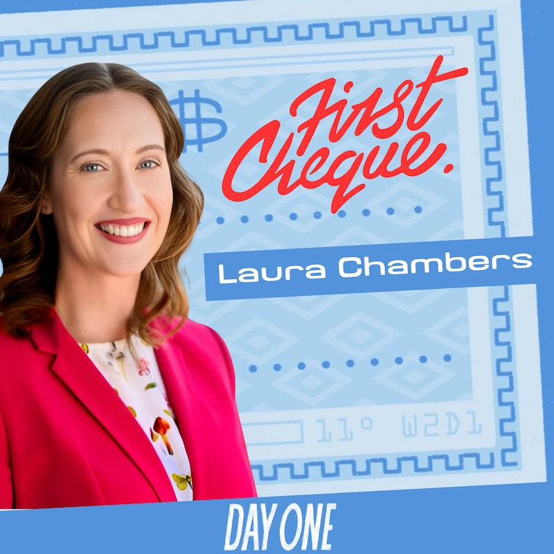 Artwork for podcast First Cheque with Cheryl Mack & Maxine Minter