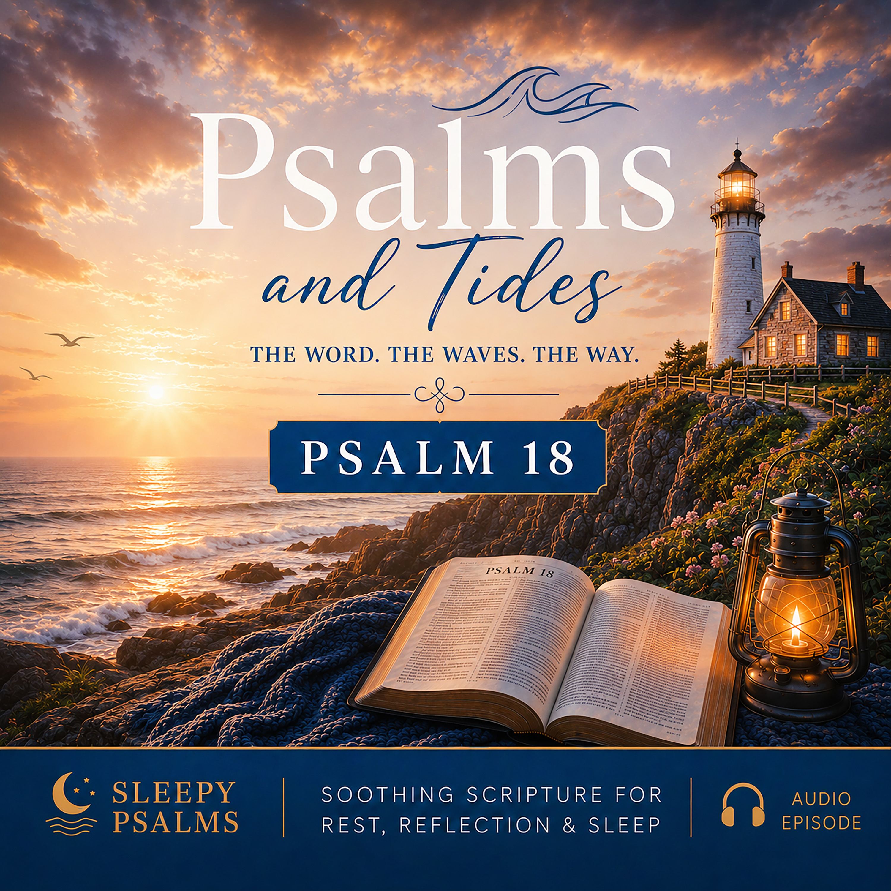 Psalm 18 with Ocean Waves | Psalms and Tides