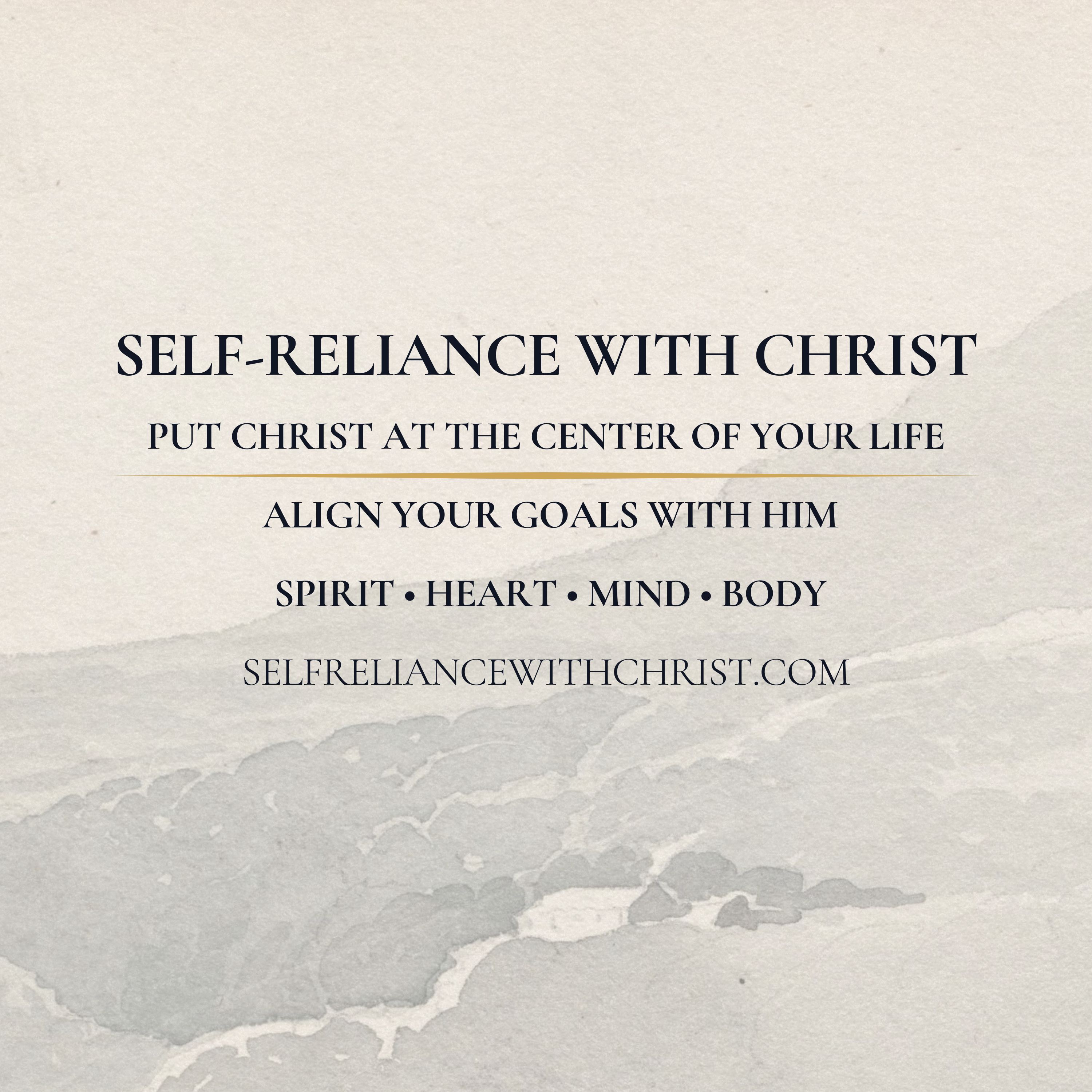 Artwork for Self Reliance With Christ