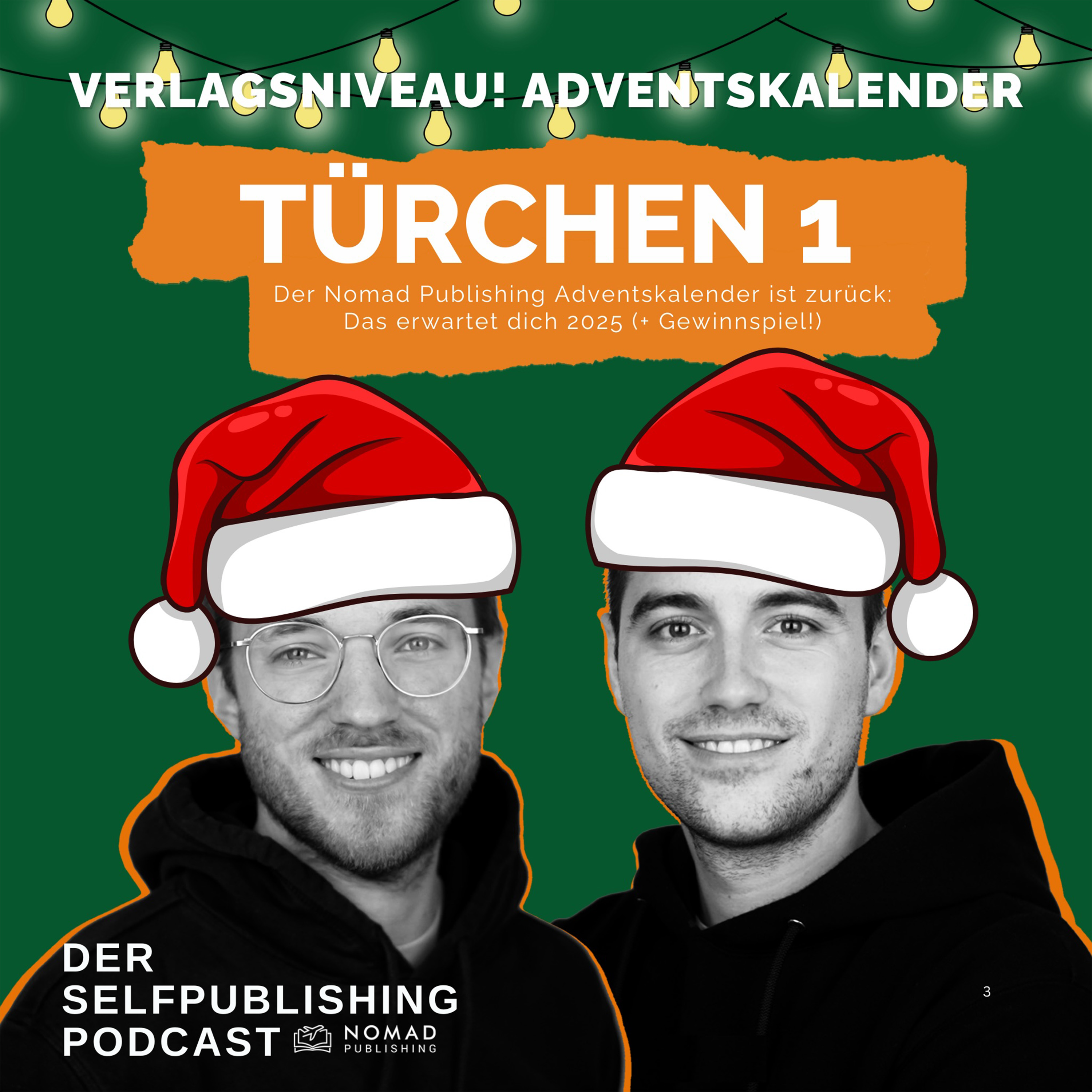 Türchen 01 - Der Nomad Publishing Adventskalender ist zurück: Das erwartet dich 2025 (+ Gewinnspiel!)