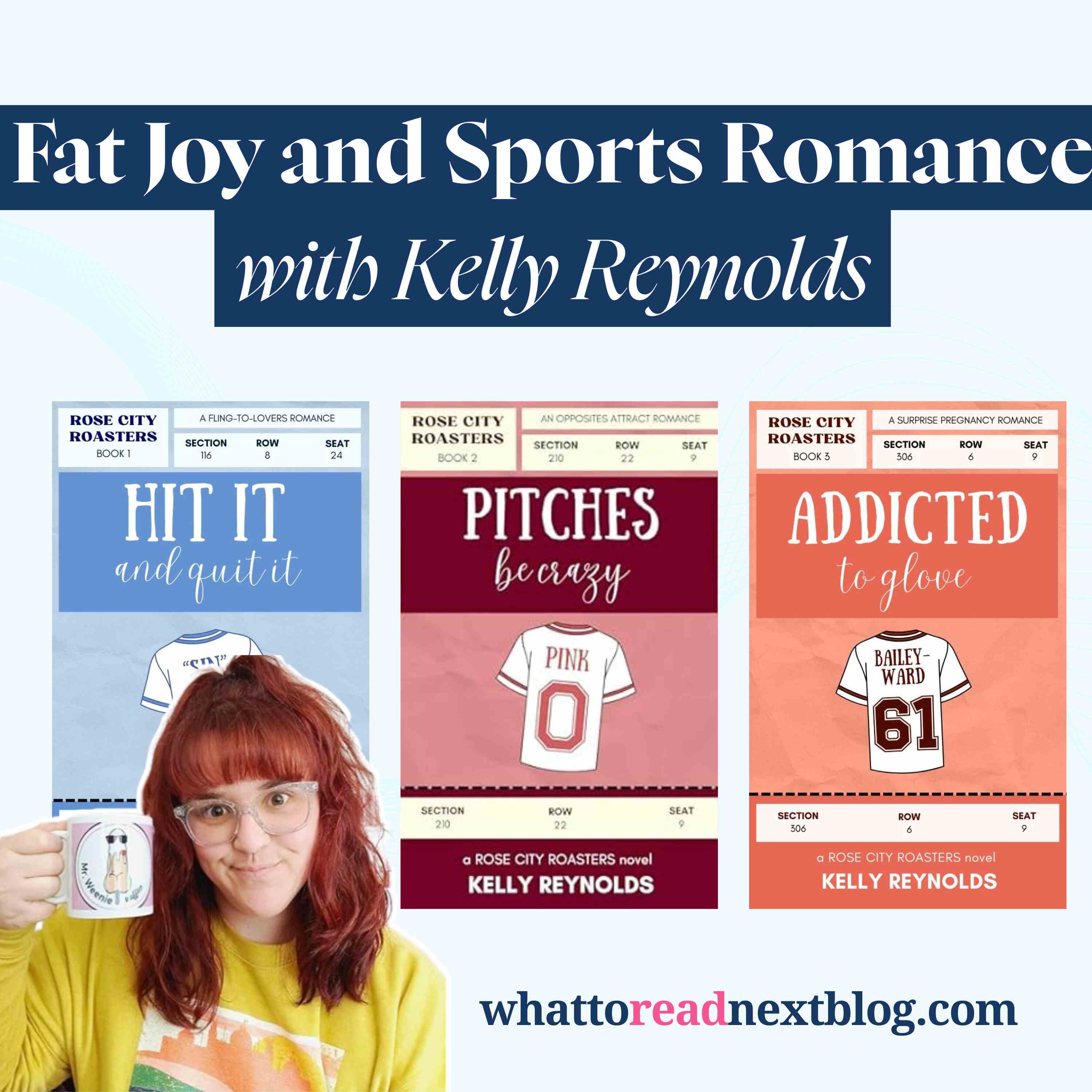 Baseball, Rugby & Hockey: Plus Size Sports Romances to Love | Author Interview: Kelly Reynolds