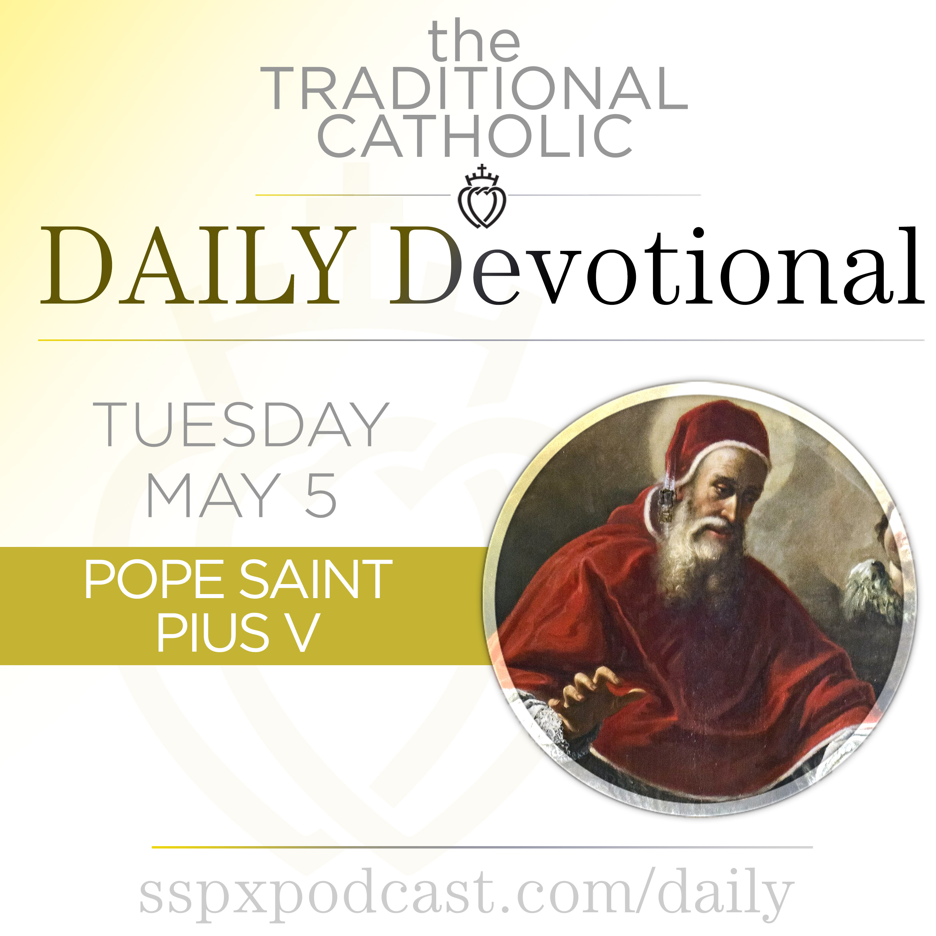 May 5 – S Pius V episode artwork