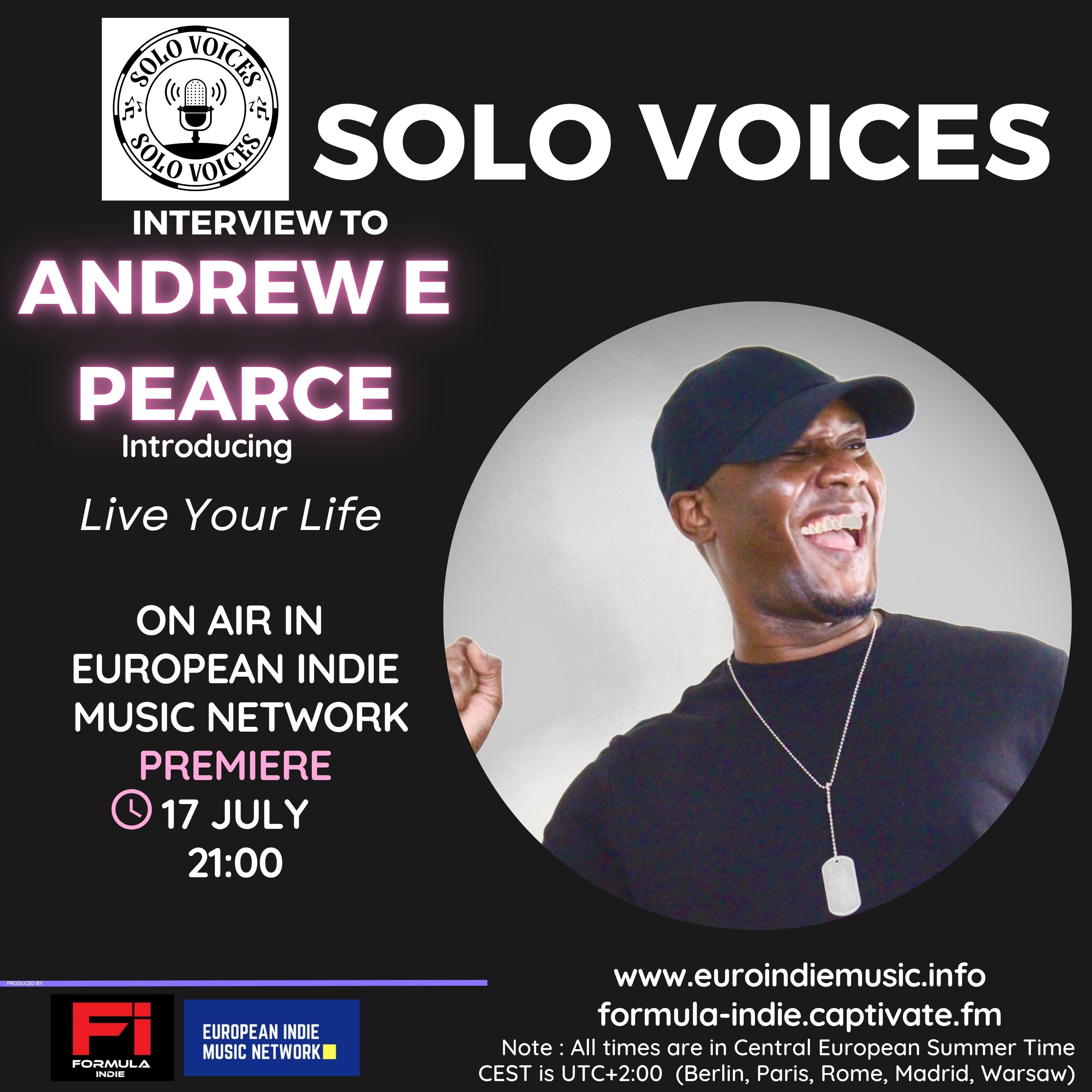 Solo Voices -Andrew E Pearce -Live your life
