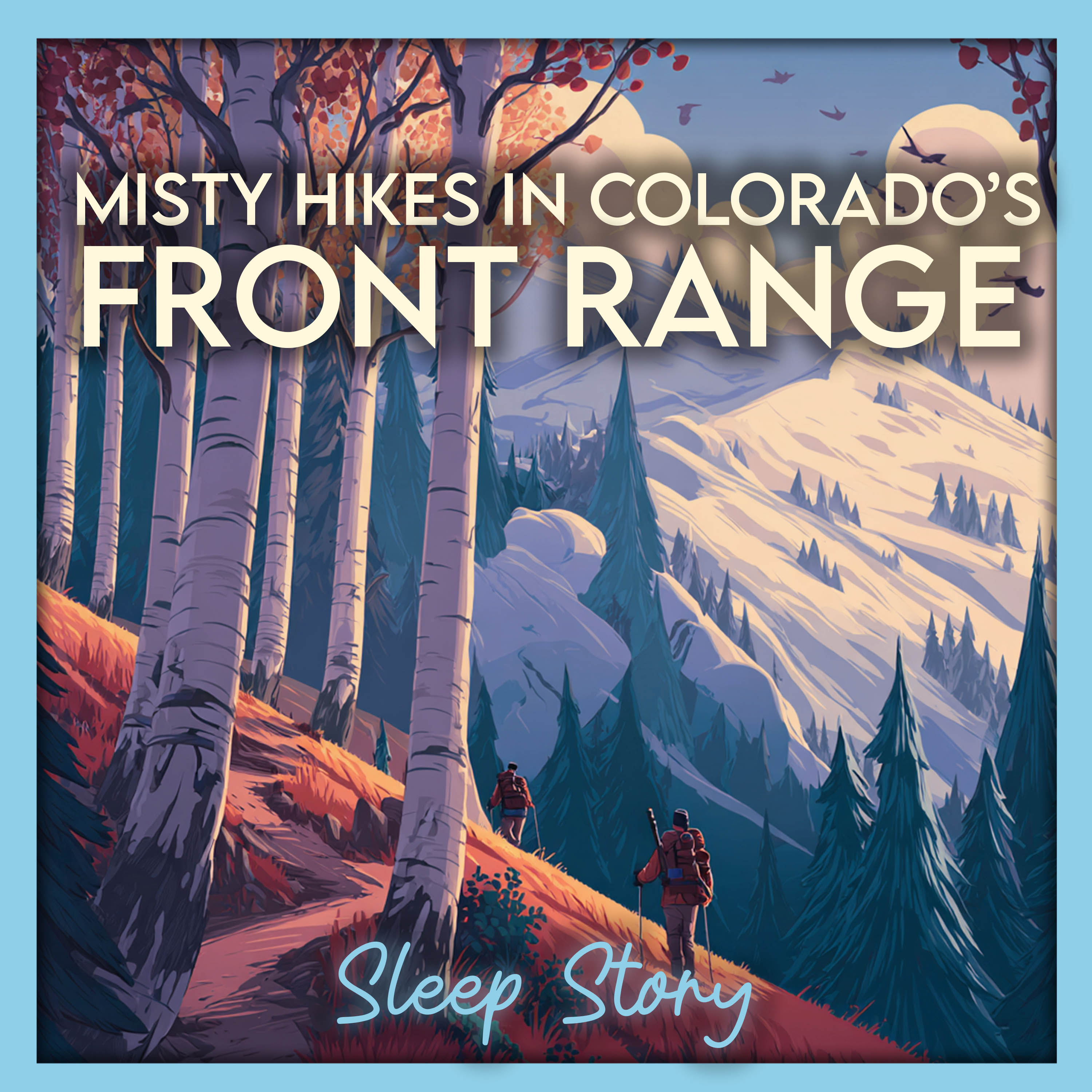 Misty Mountain Hike in Colorado’s Front Range ❄️ Cozy Winter Sleep Story for Adults | Deep Relaxation & Peaceful Sleep