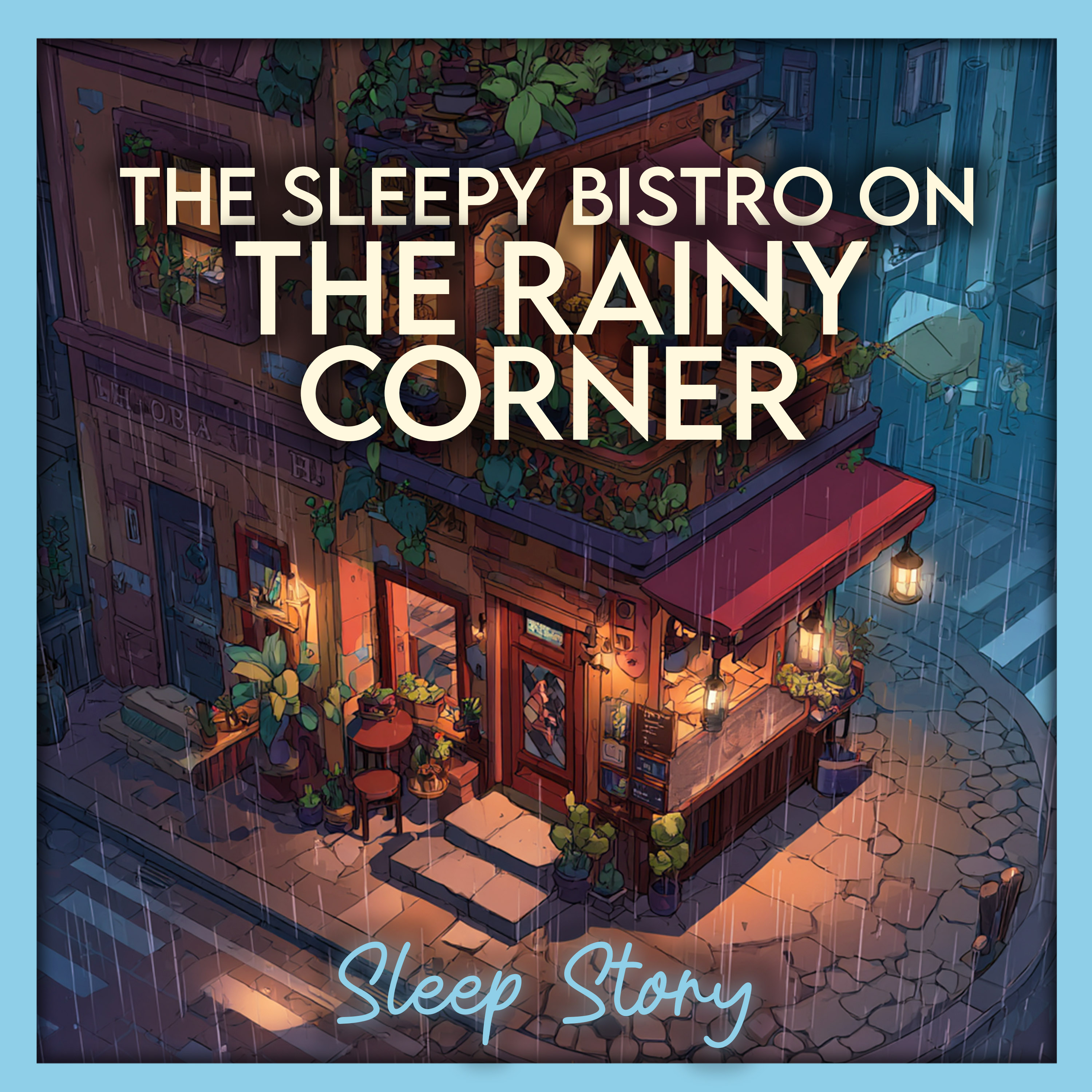 Then Rest: A Magical Rainy Bistro Sleep Story for Grown Ups | Relaxing Bedtime Story for Adults, ASMR Storytelling, Anxiety Relief and Peaceful Deep Sleep