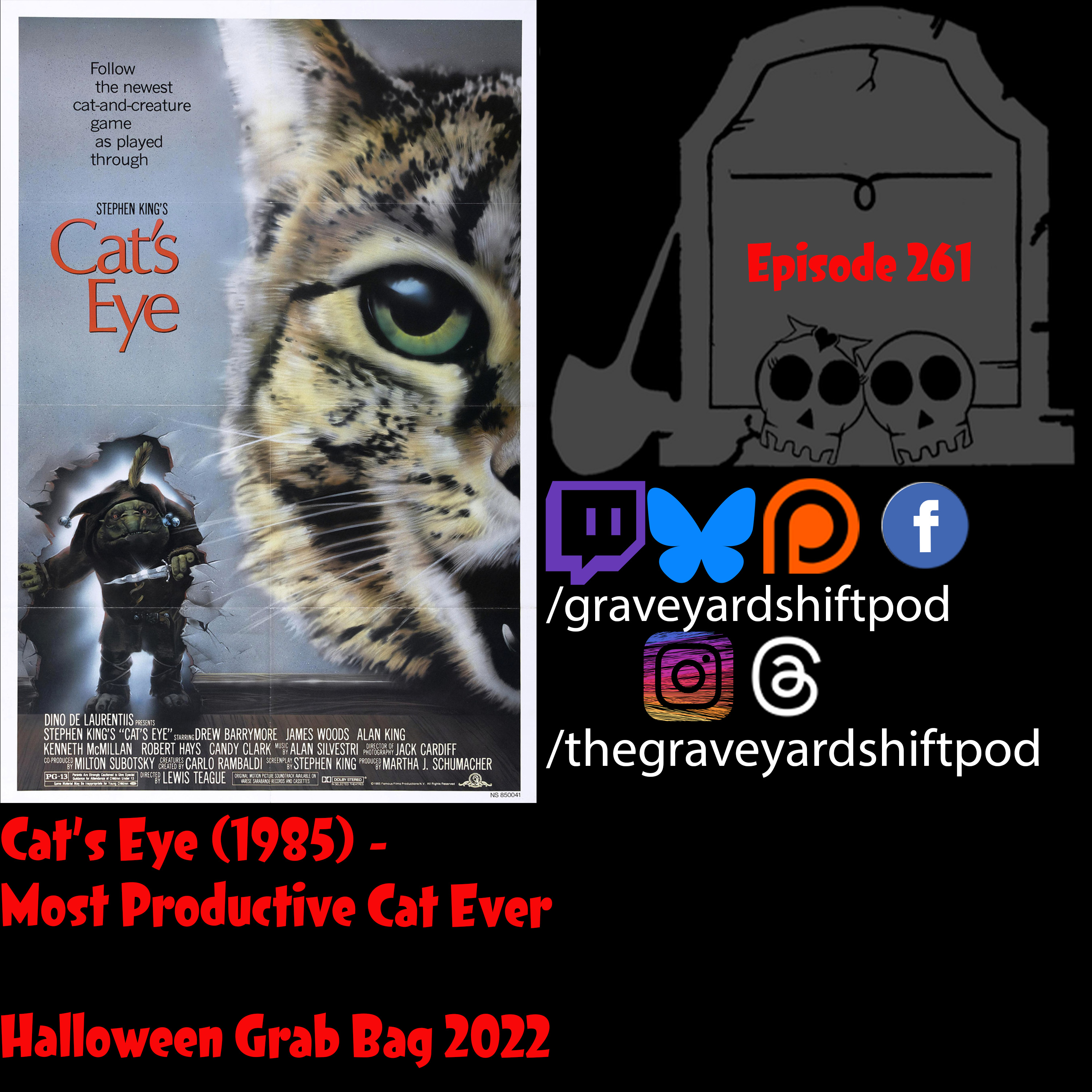 Cat’s Eye (1985) - Most Productive Cat Ever - Halloween Grab Bag 2022 episode artwork