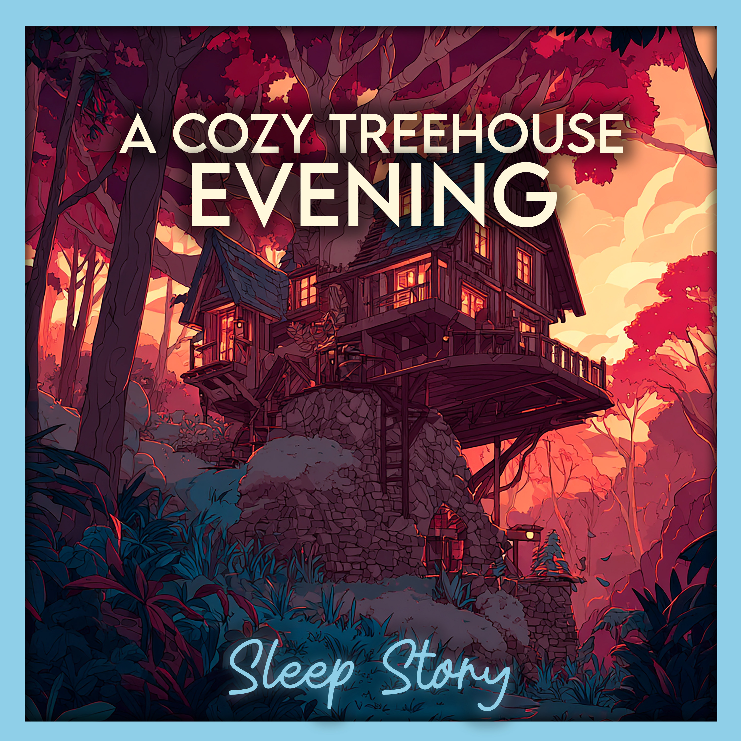 Sleep Story for Adults | Cozy Treehouse at Night 🌙 Deep Sleep Bedtime Story with Gentle Forest Sounds