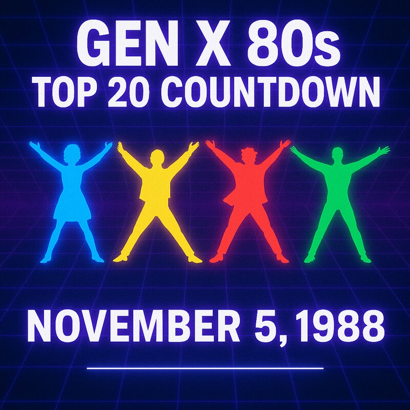 Artwork for podcast Gen X 80s Top 20 Countdown