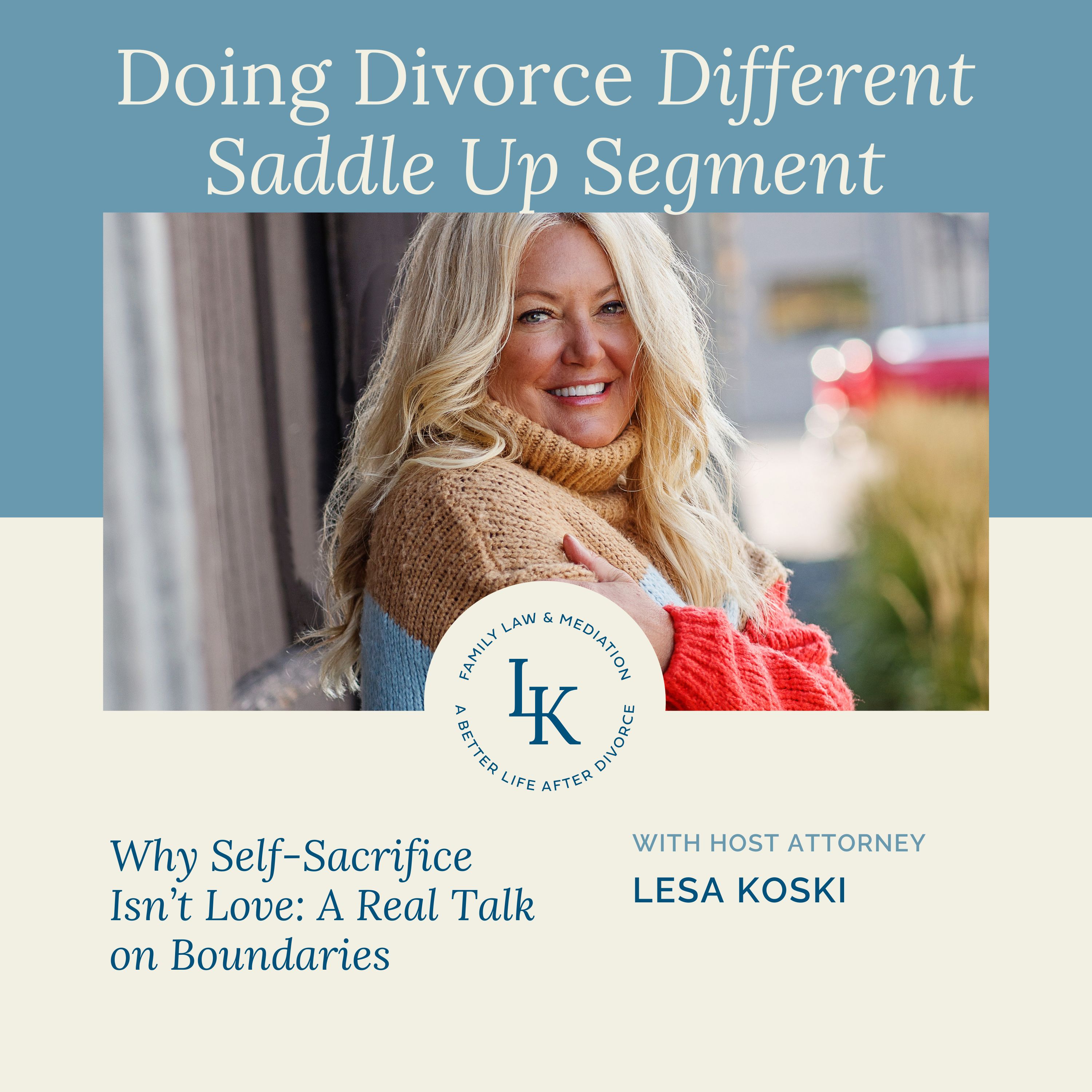 Why Self-Sacrifice Isn’t Love: A Real Talk on Boundaries episode artwork