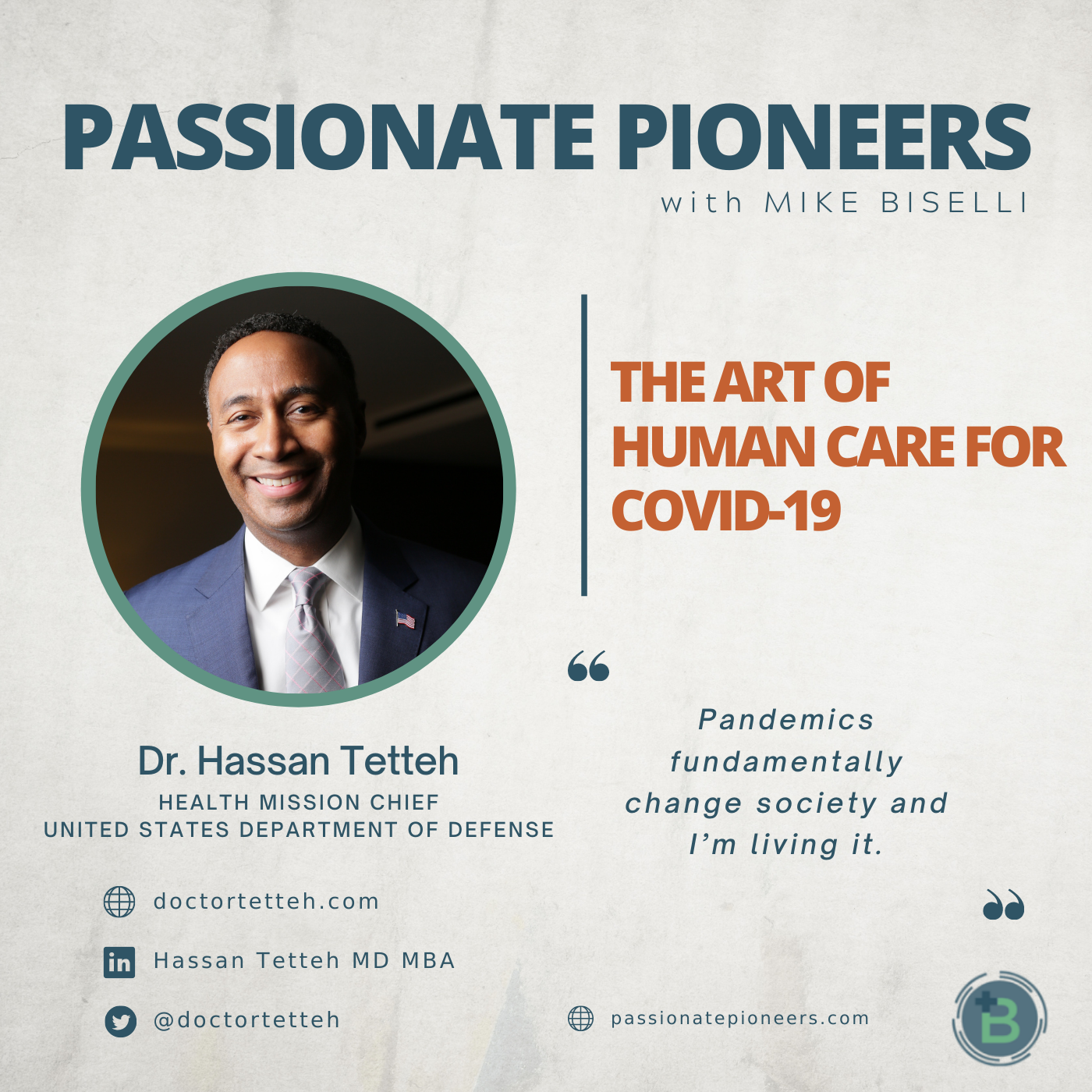 The Art of Human Care for COVID-19 with Dr. Hassan Tetteh