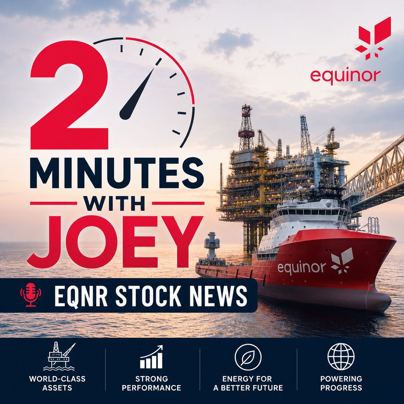 Artwork for 2 Minutes with Joey - EQNR Stock News