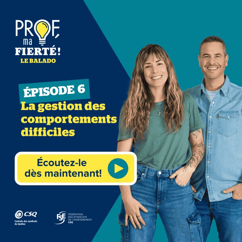 Artwork for podcast Prof, ma fierté! Le balado