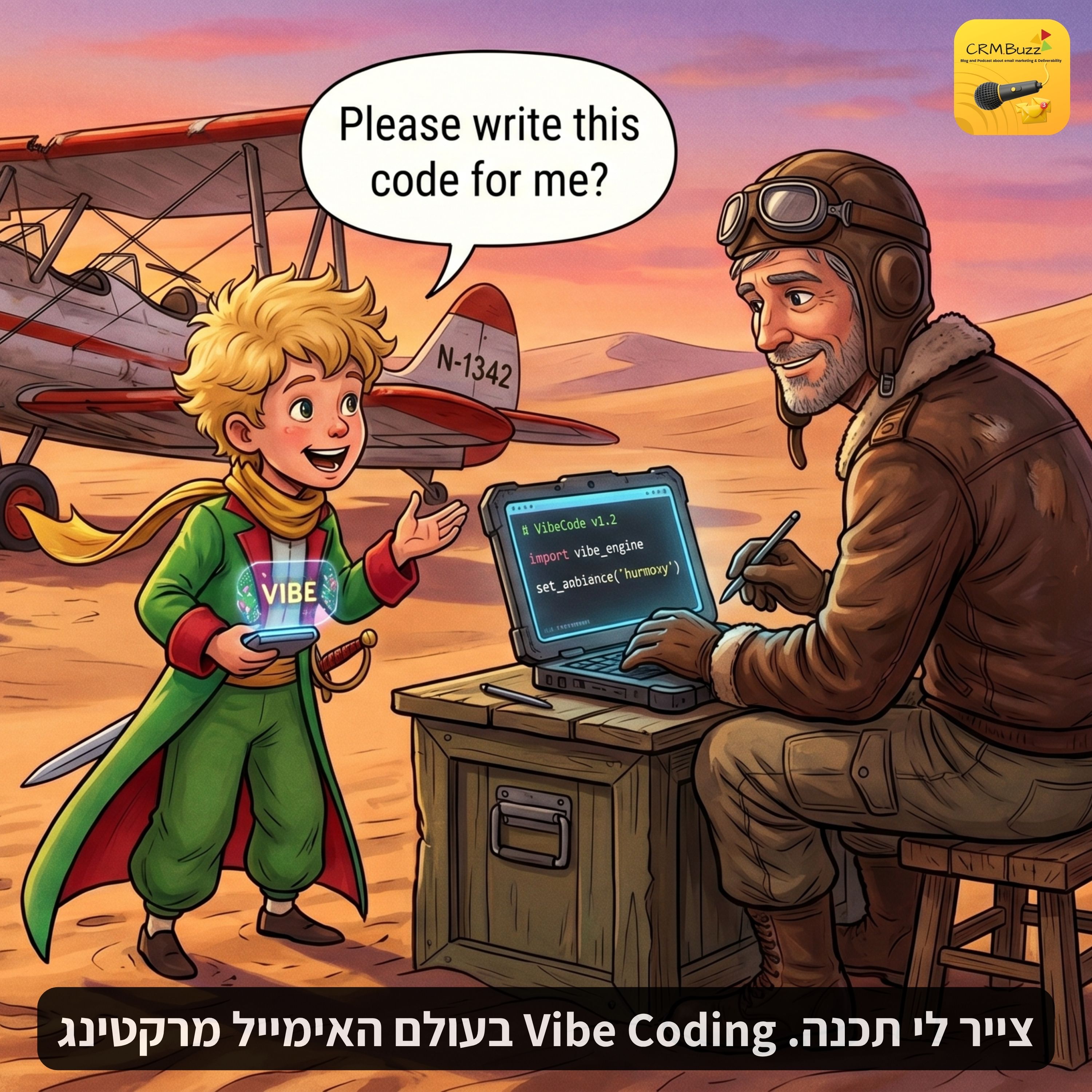 צייר לי תוכנה. Vibe Coding בעולם האימייל: מה אפשר לבנות היום עם AI בלי לדעת קוד?