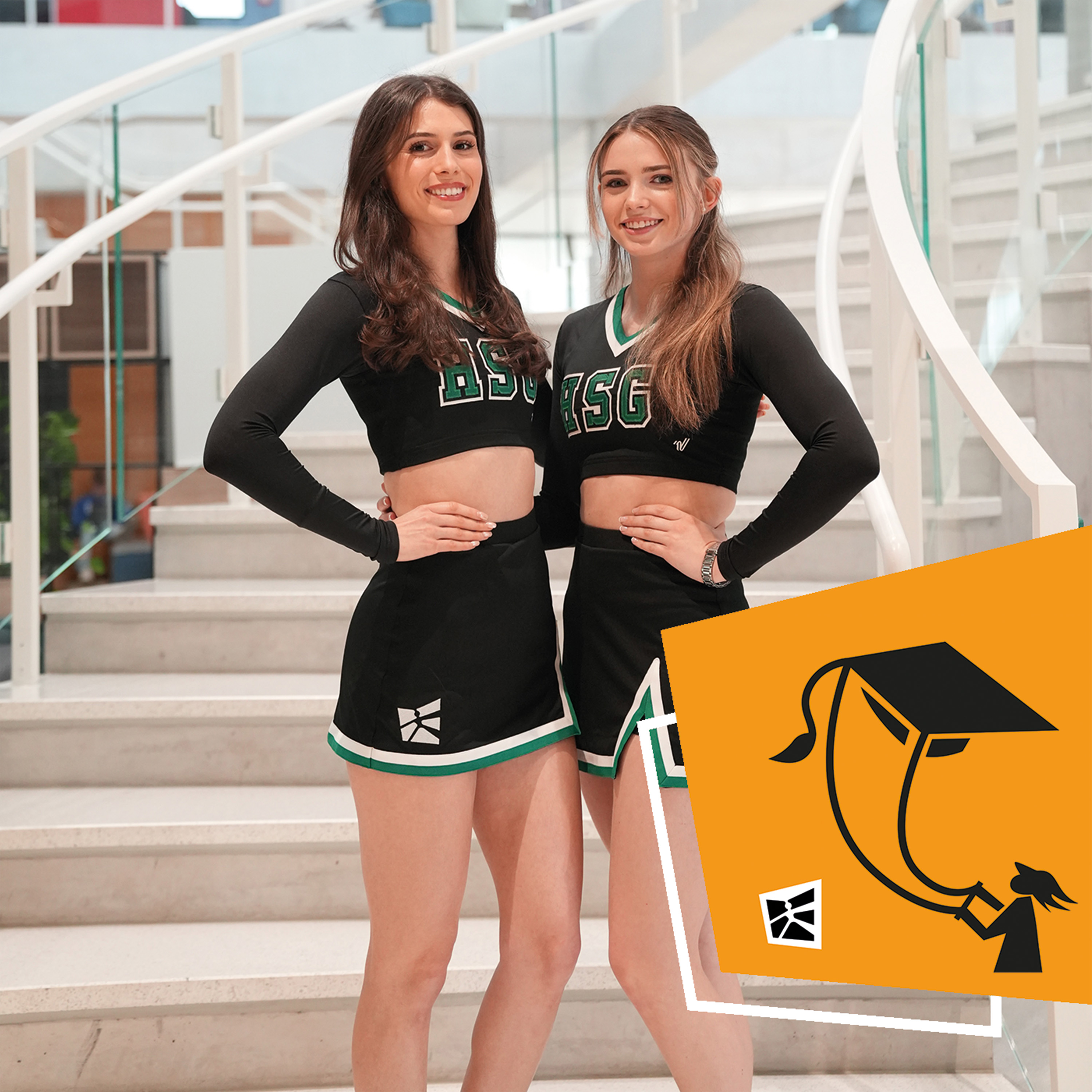Campus Conversation #77 with Leonie and Jaden, USG Cheerleading