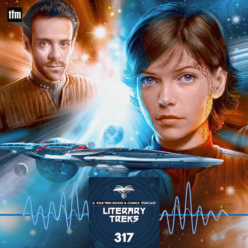 Artwork for podcast Literary Treks: A Star Trek Books and Comics Podcast