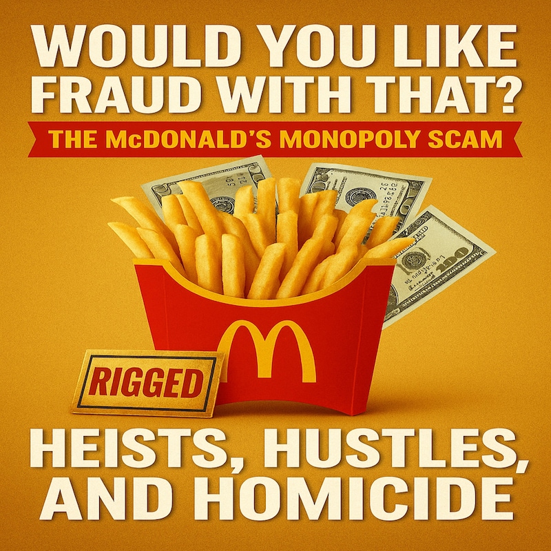 Artwork for podcast Heists, Hustles, and Homicide