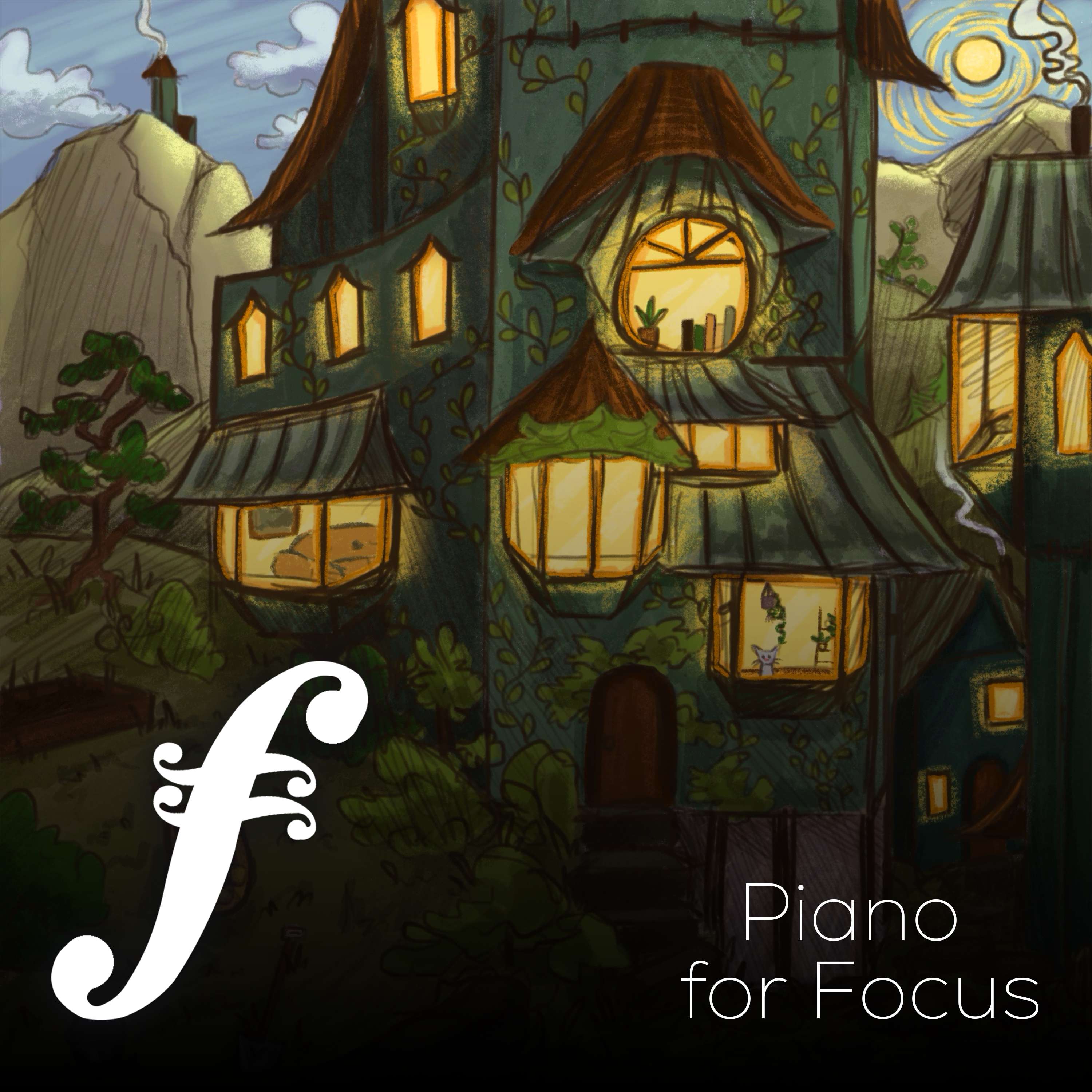 Background Piano for Focus with Morning Birds - 3 Hours - "As Dusk Arrives" episode artwork