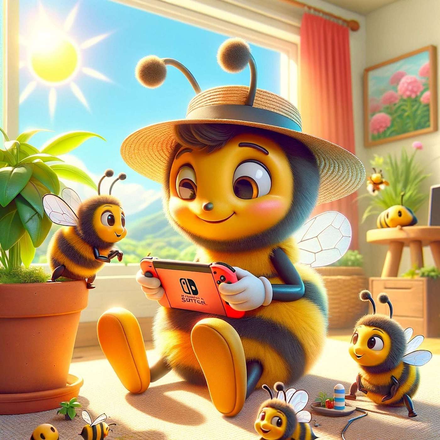 I'm not even supposed to Bee here!