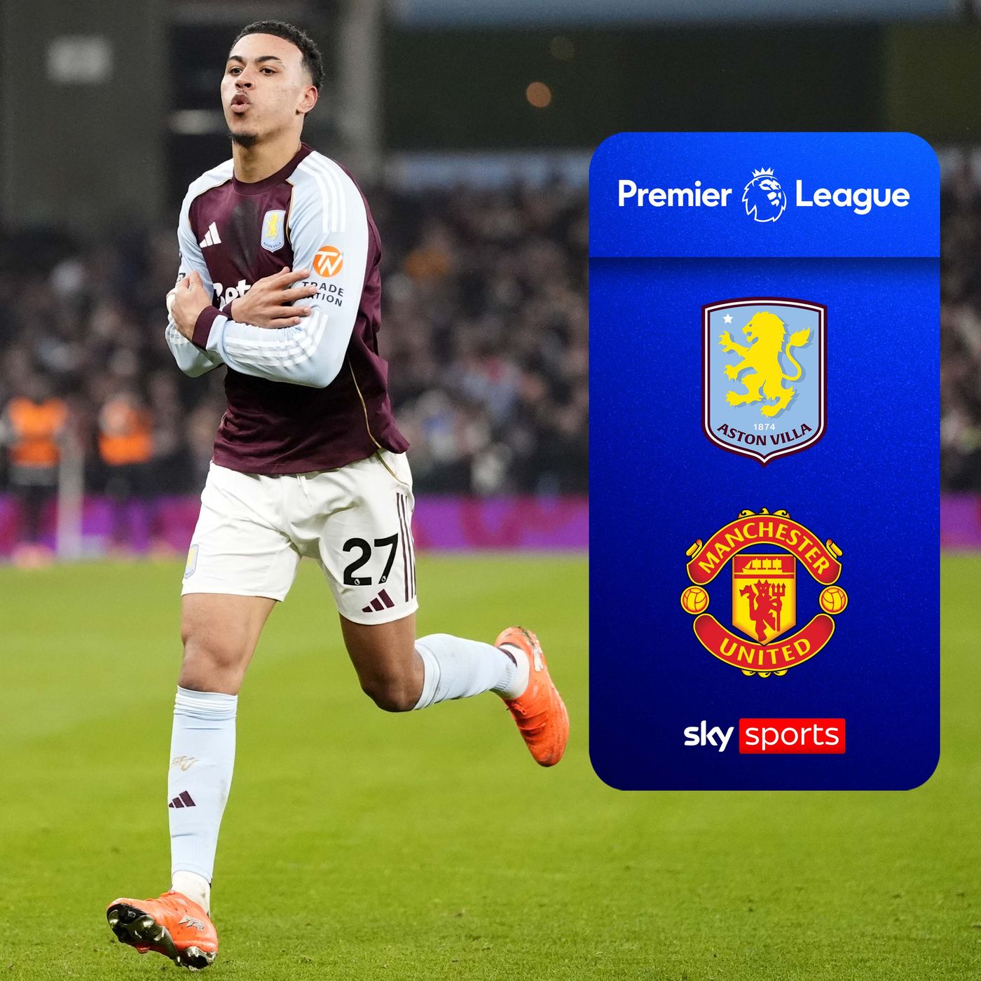 Rogers’ stunning double downs Man Utd as Villa win again