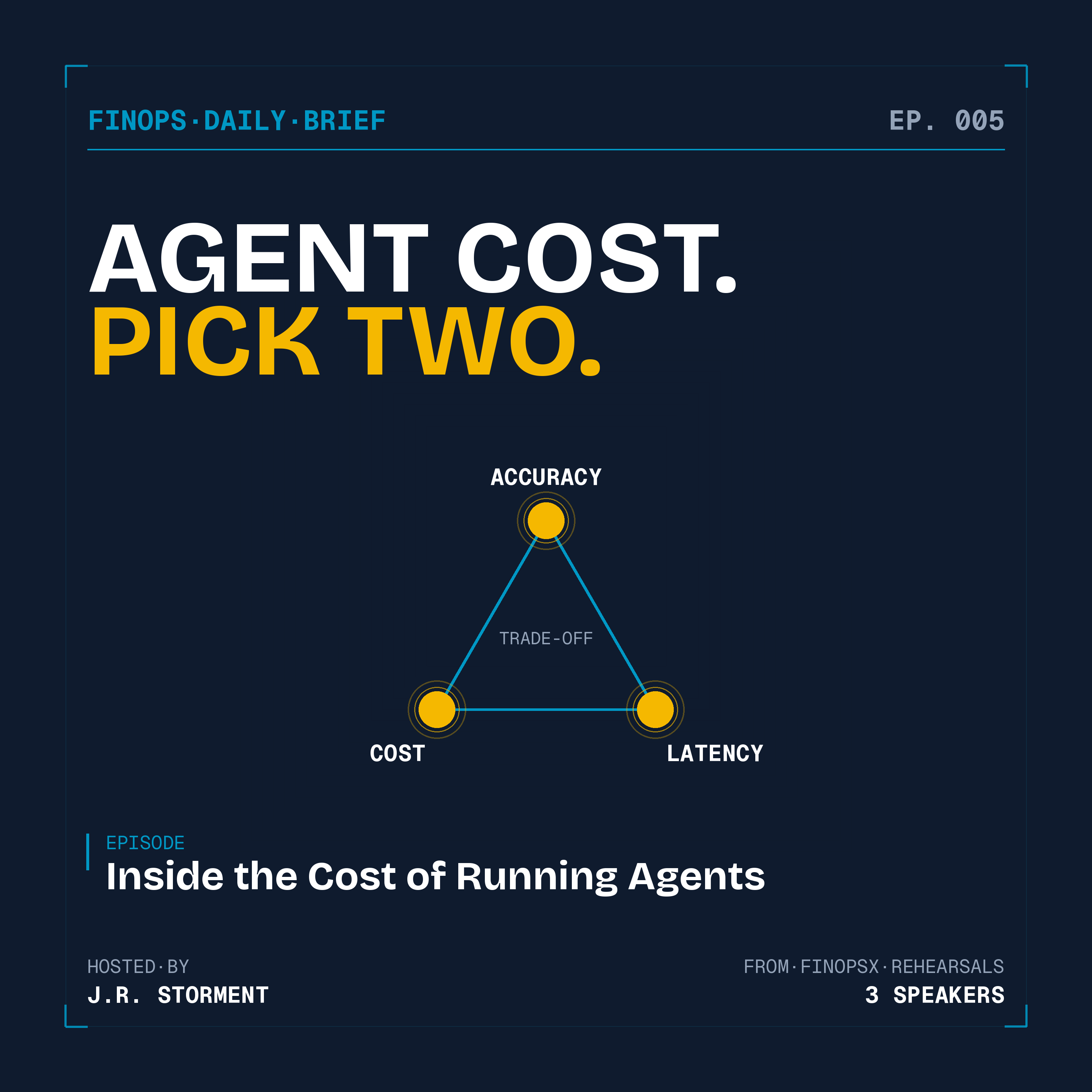 EP005: Inside the Cost of Running Agents - Stories from the Rehearsal Room #2 episode artwork