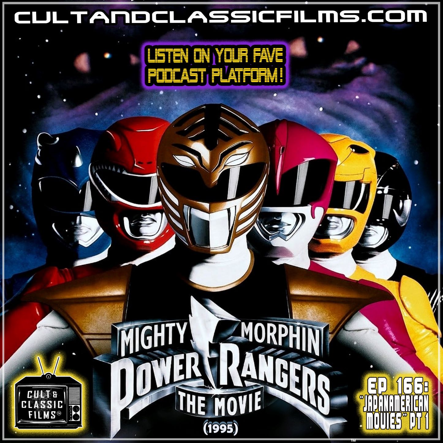 "MIGHTY MORPHIN POWER RANGERS" (1995)--"JAPANAMERICAN MOVIES" PART 1 OF 2! episode artwork