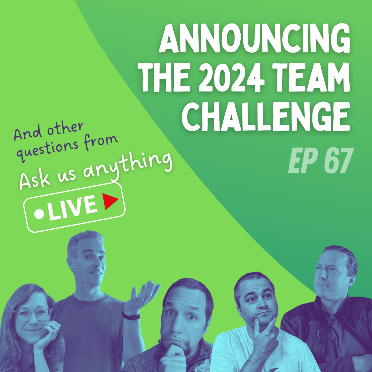 Announcing the 2024 Team Challenge | Ask Us Anything Ep67 | 5-8-24