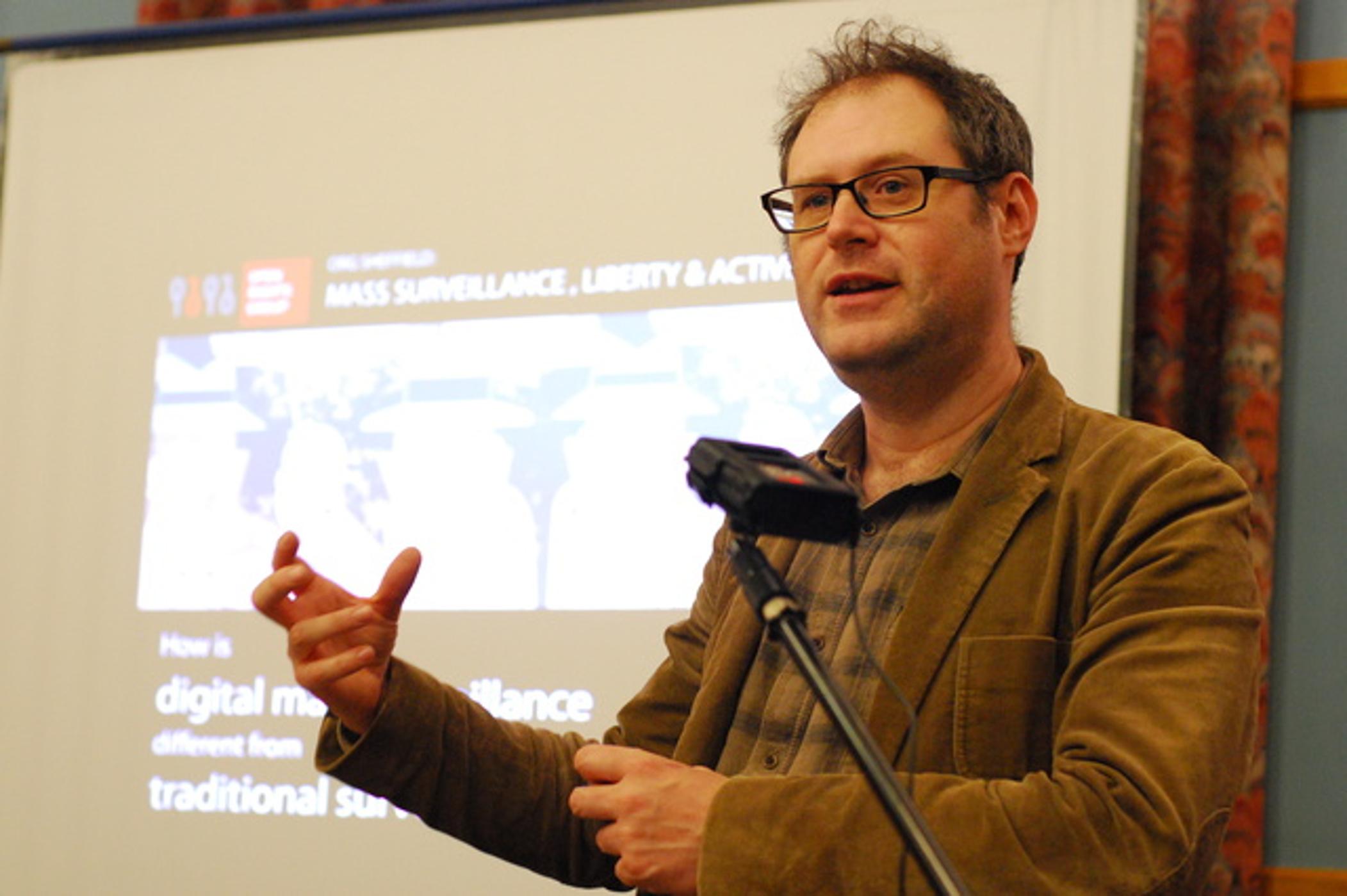 'How digital rights are undermined by mass surveillance: why it matters and what we can do about it': Jim Killock episode artwork