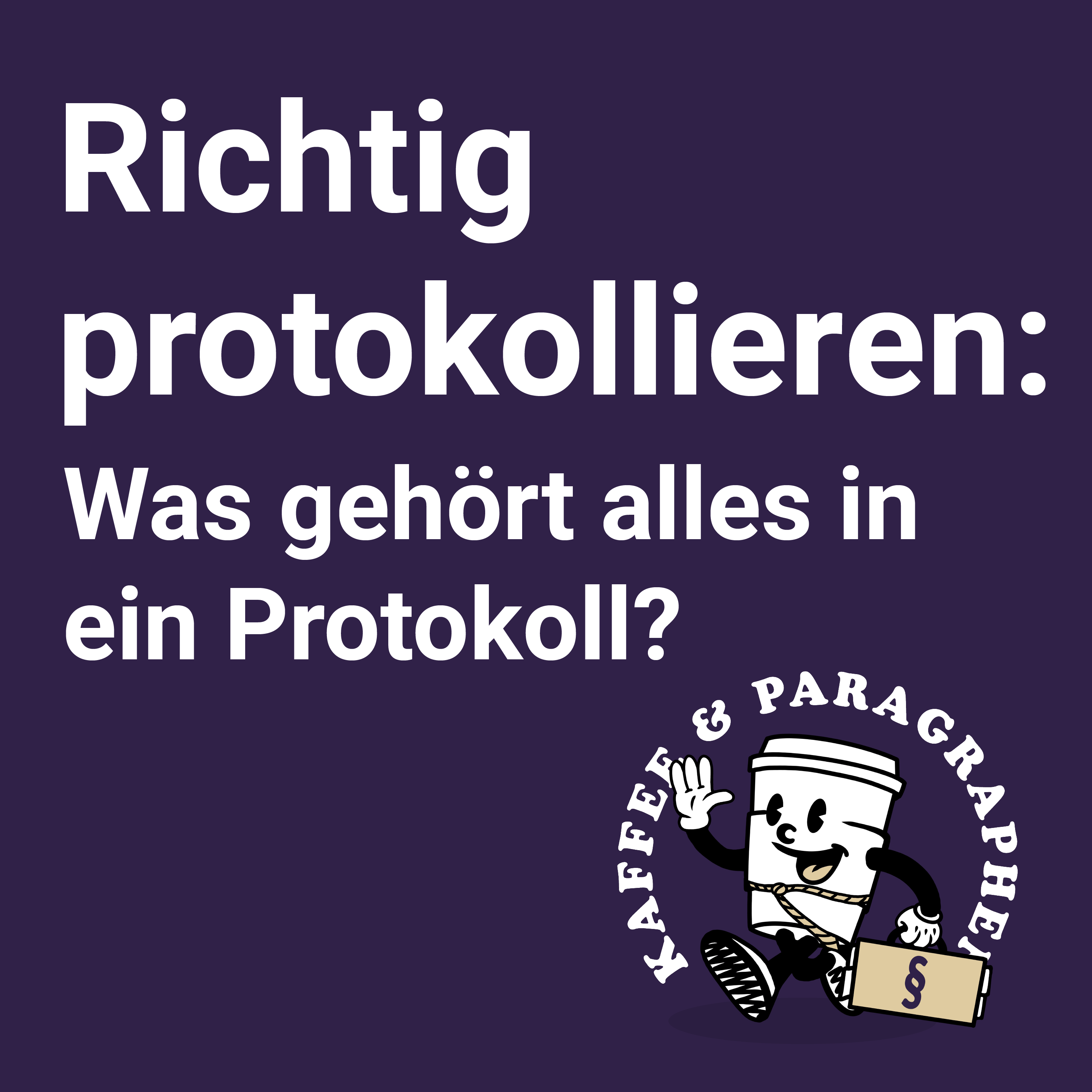 Kaffee & Paragraphen