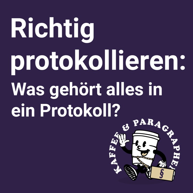 Artwork for podcast Kaffee & Paragraphen