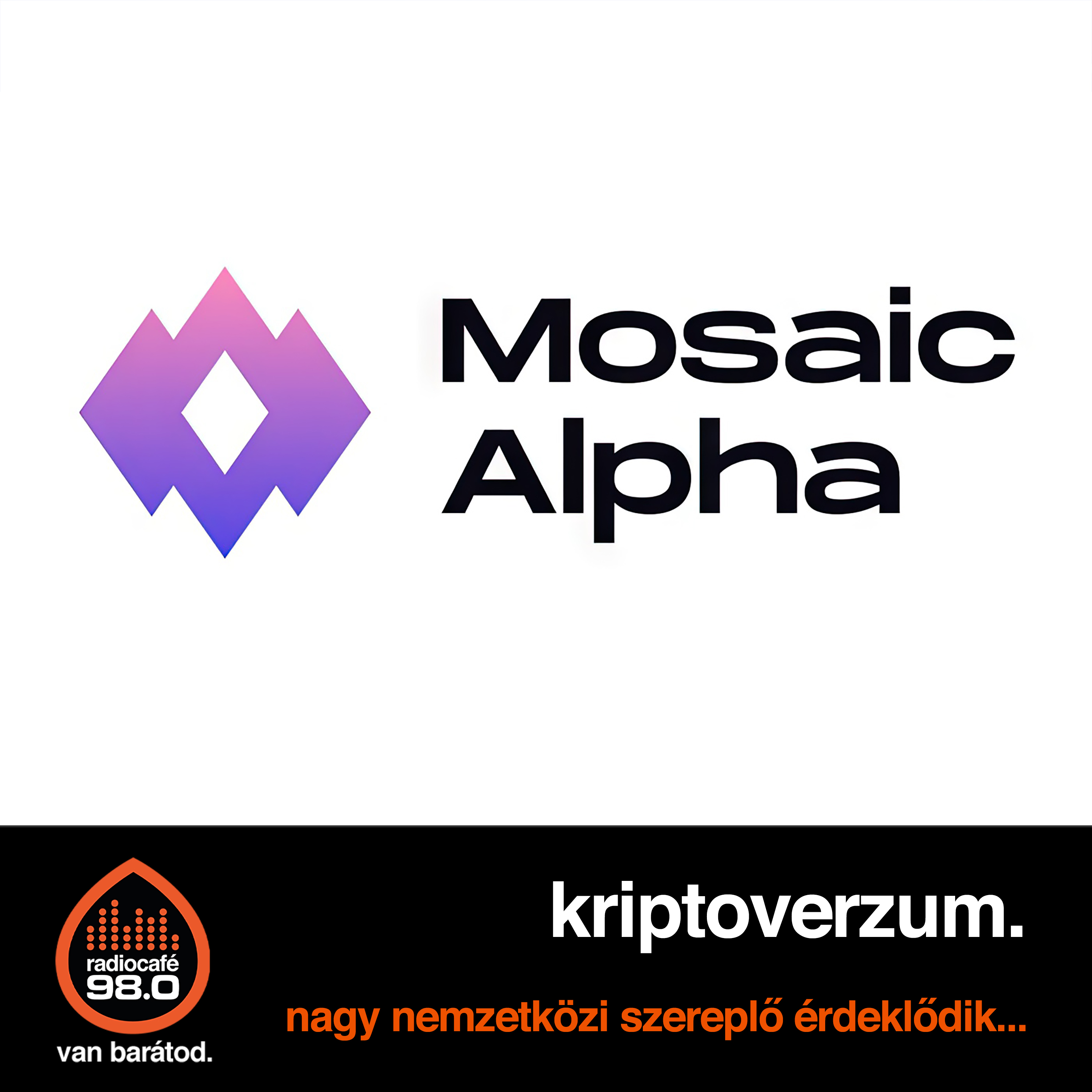 #069 - Nagy nemzetközi szereplő érdeklődik a Mosaic Galaxy blokklánca iránt (2024-10-21) episode artwork