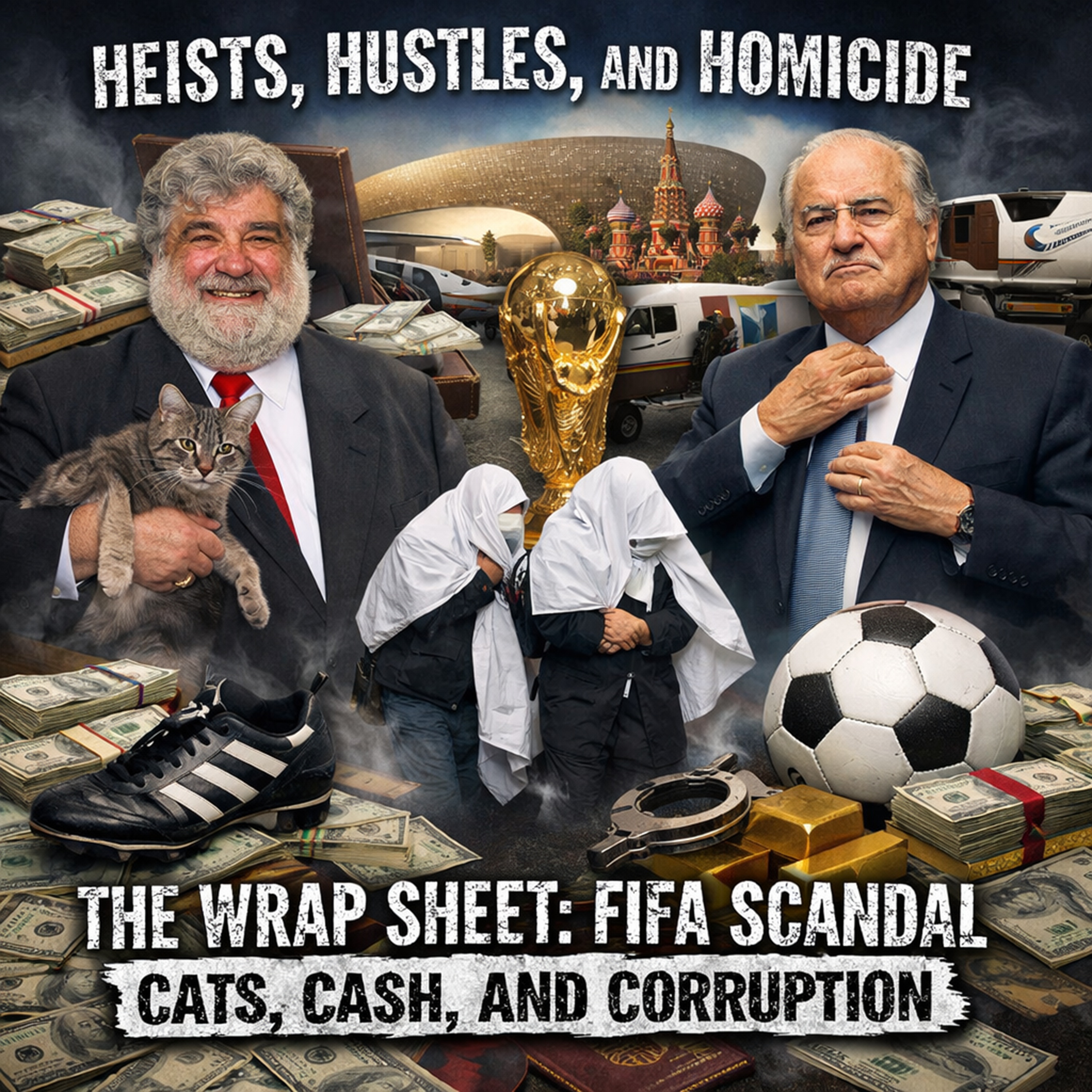 "The Wrap Sheet: FIFA Scandal - Cats, Cash, and Corruption" episode artwork